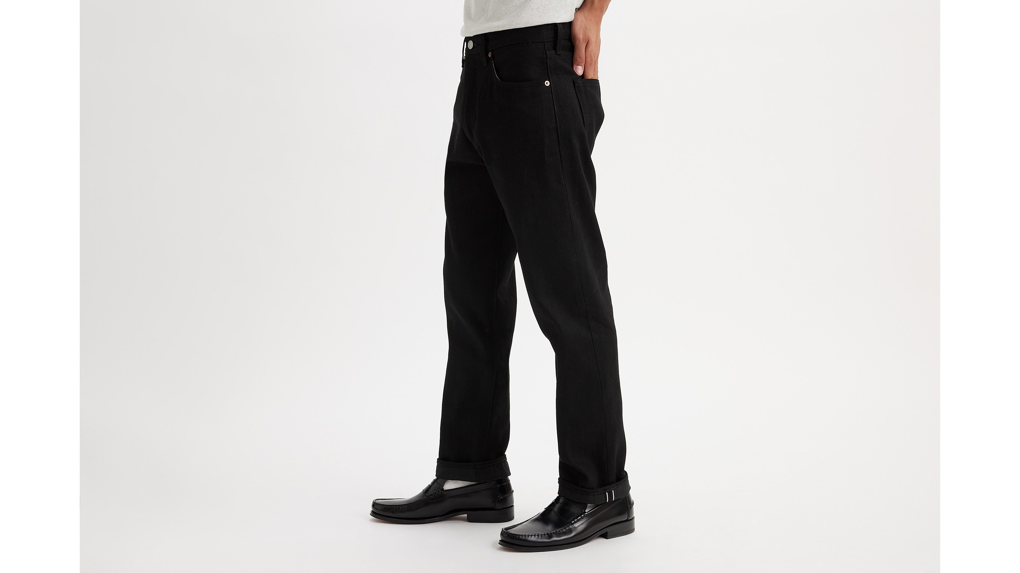 1980s 501® Original Fit Selvedge Men's Jeans - Black | Levi's® US