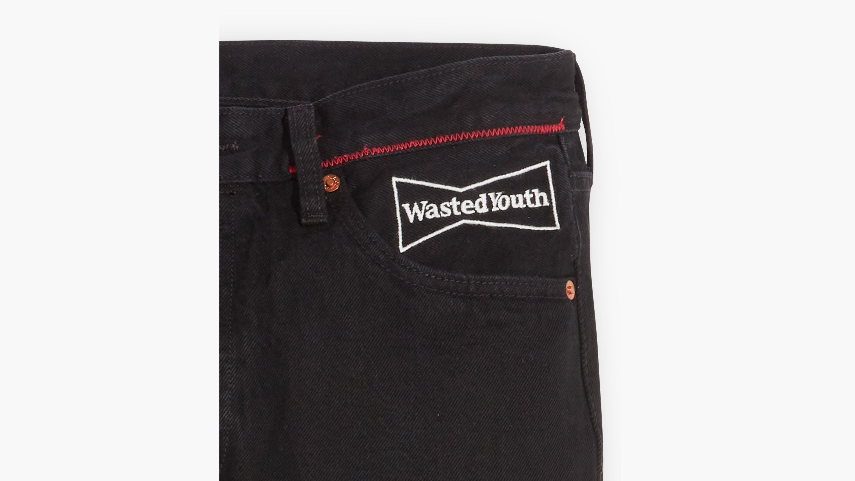 LEVIS X WASTED YOUTH 501 DENIM BLACK