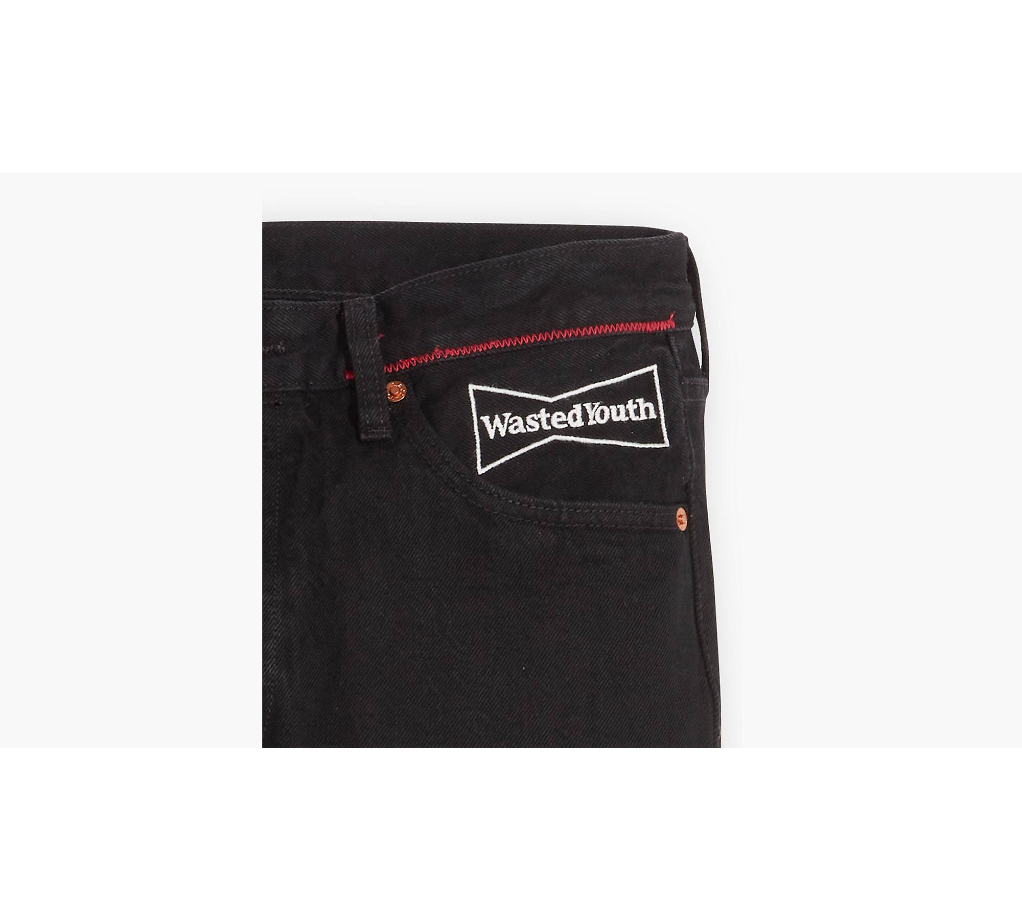LEVIS X WASTED YOUTH 501 DENIM BLACK