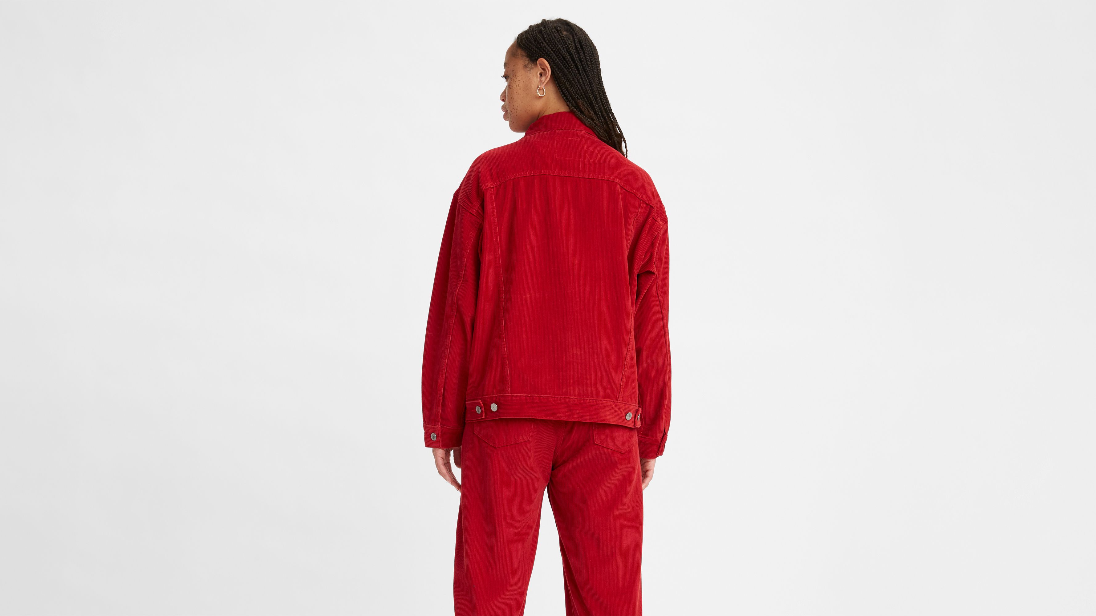 Levi's red corduroy clearance jacket