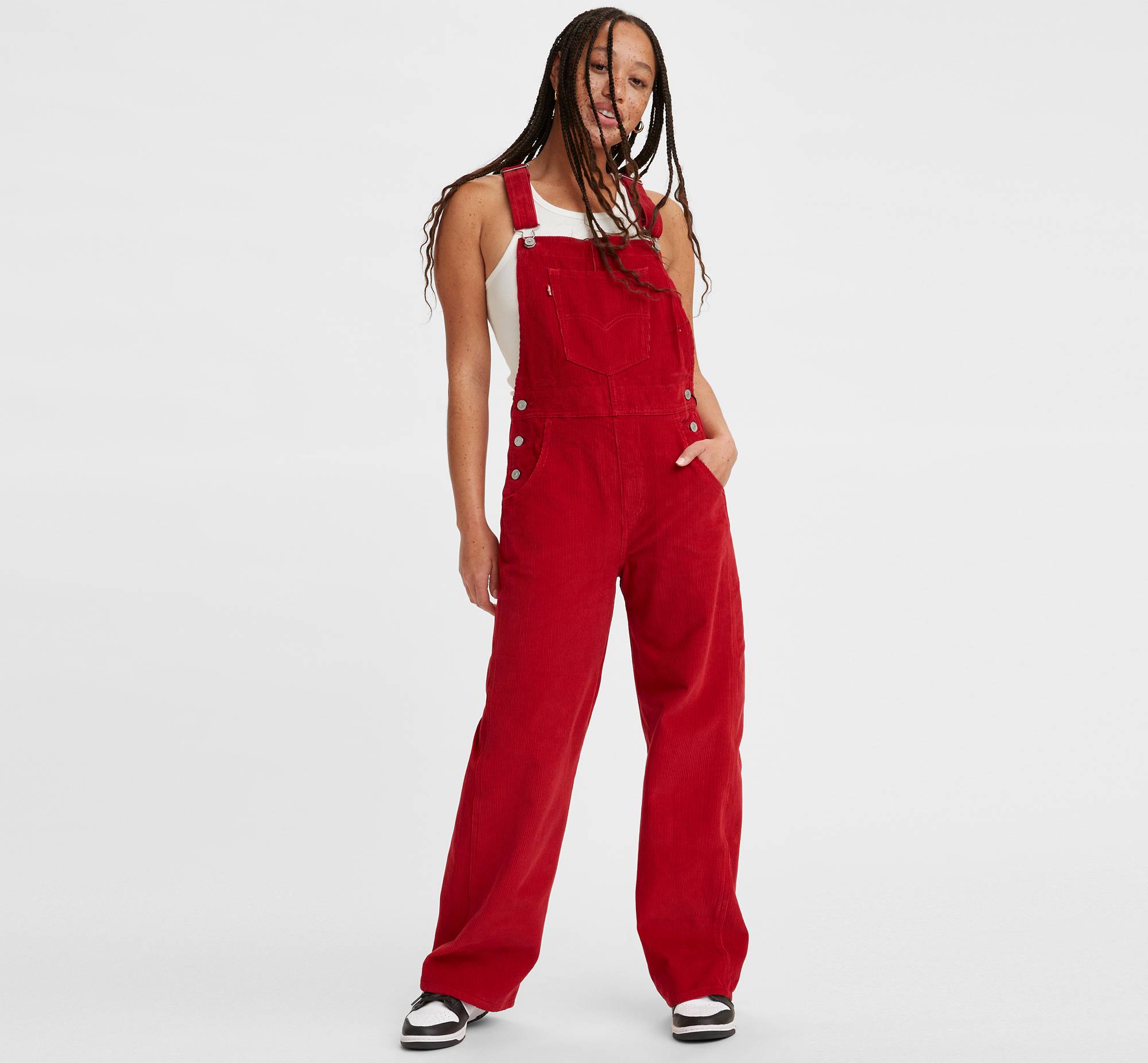 Levi's® X Girls Don't Cry Overalls - Red | Levi's® US