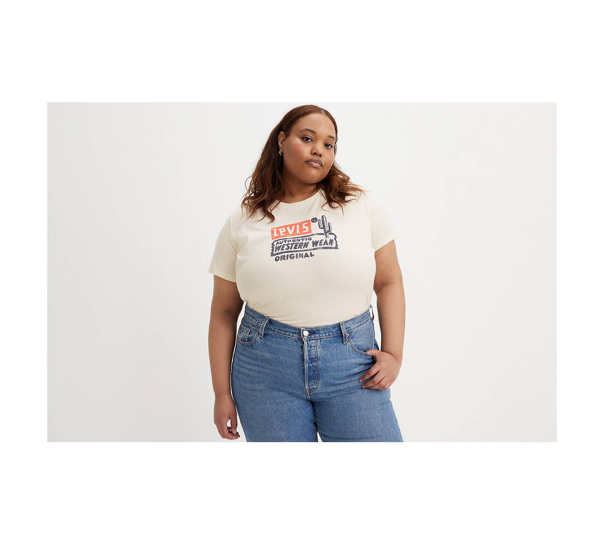 Graphic Classic T-shirt (plus Size) - White | Levi's® US