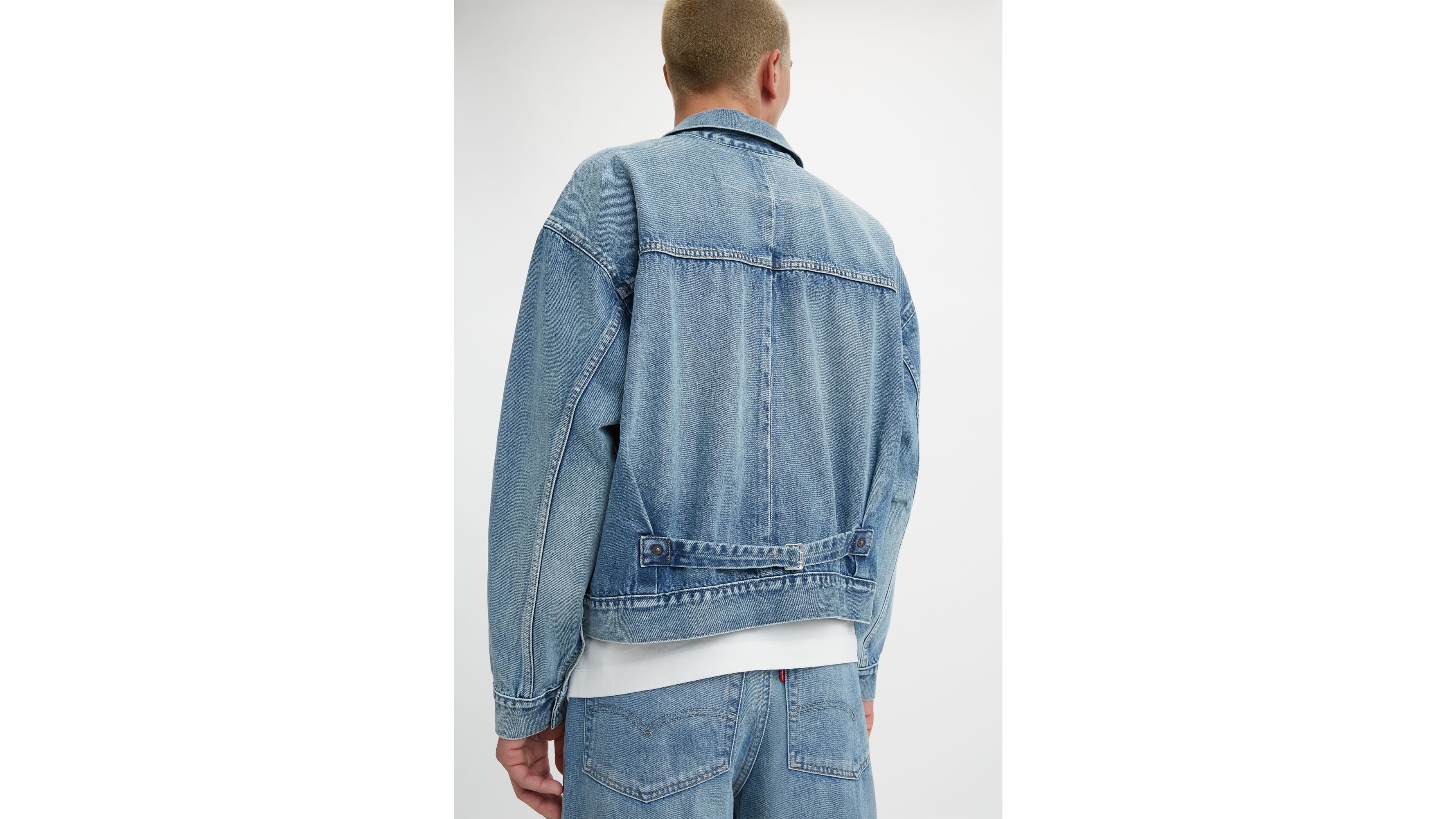 Levi's® X Beams Super Wide Trucker Jacket - Blue | Levi's® US