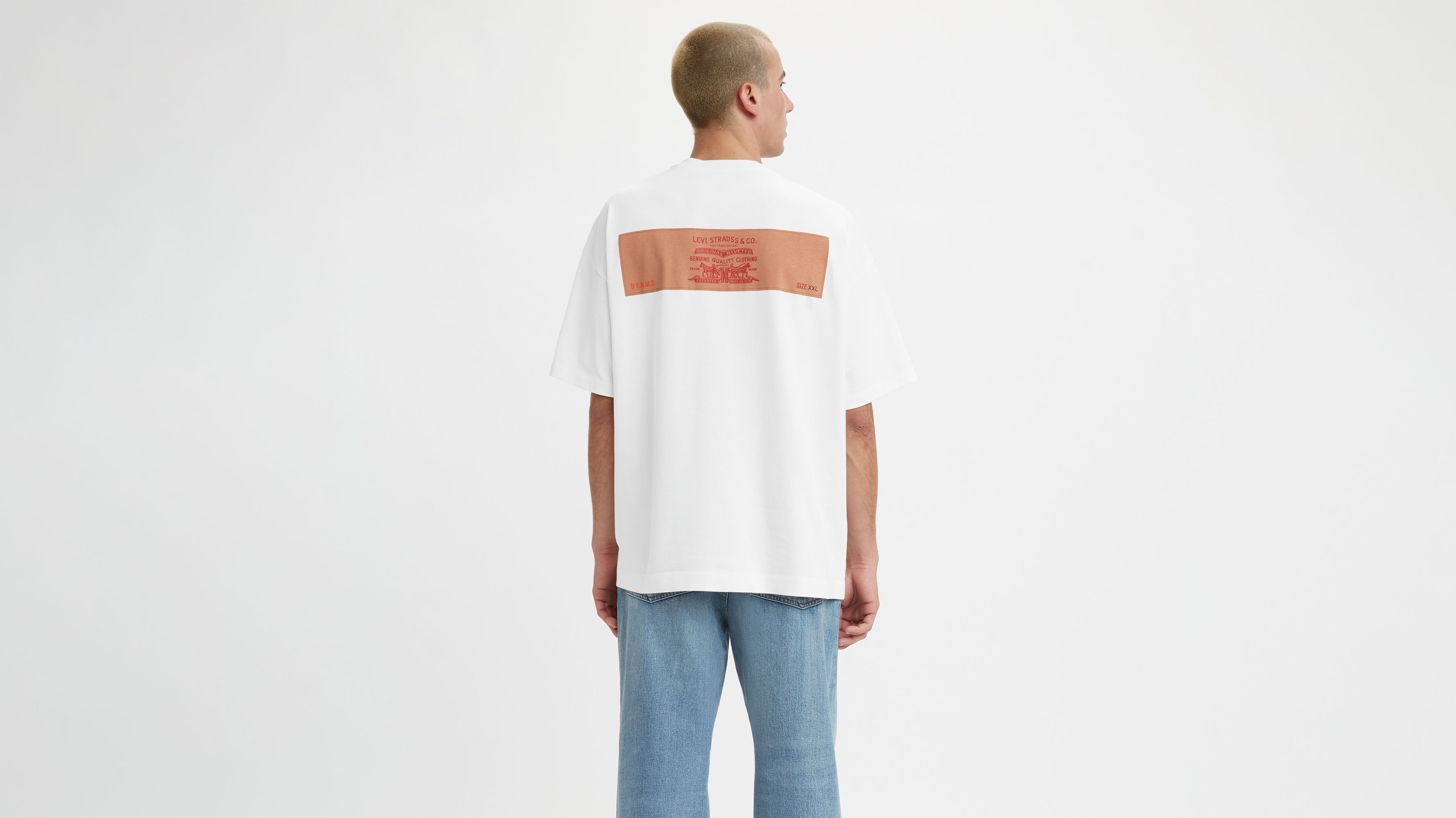 Levi's® x BEAMS Super Wide Logo T-Shirt 3