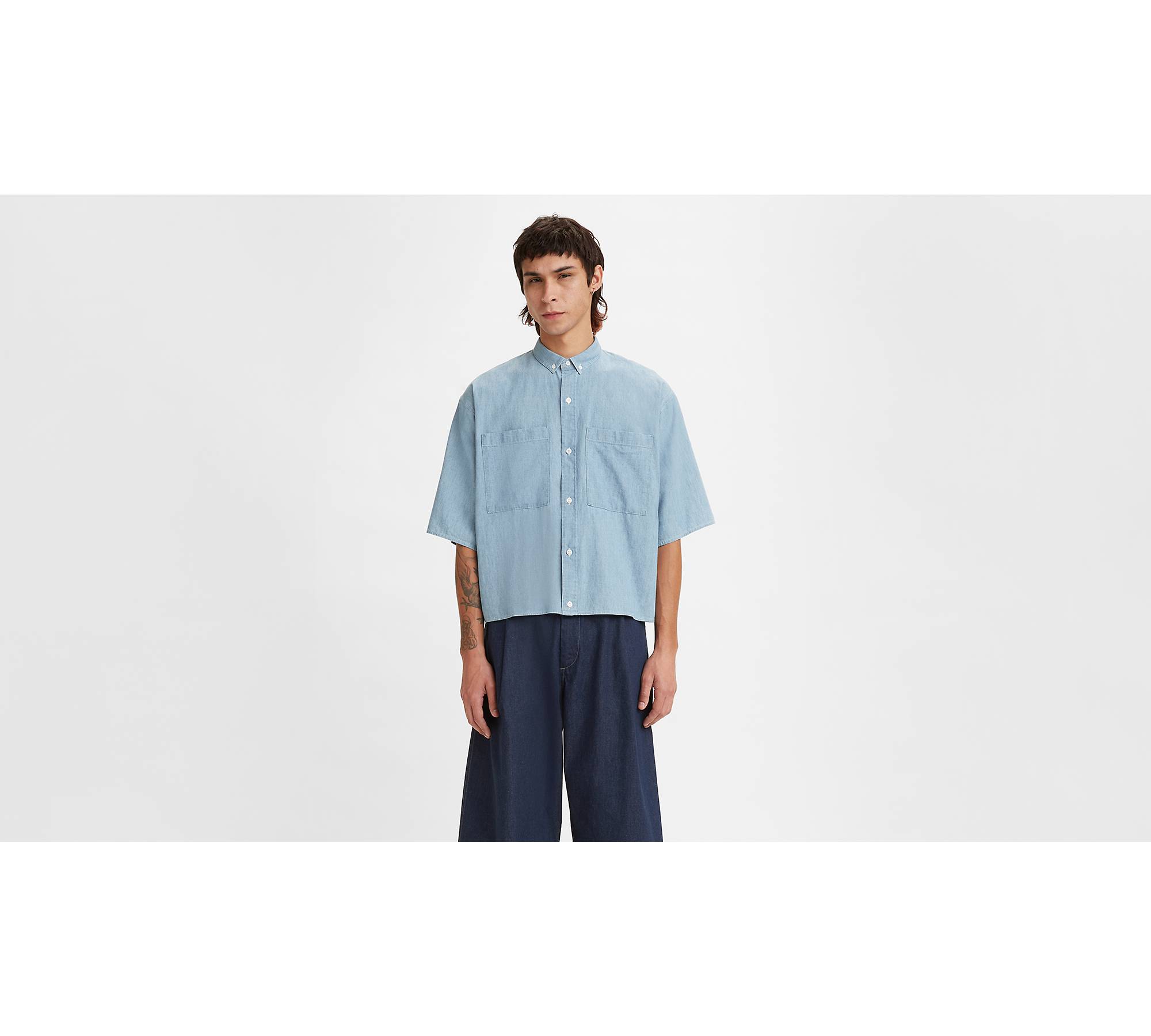 Denim Family Chambray Short Sleeve Shirt - Medium Wash | Levi's® US