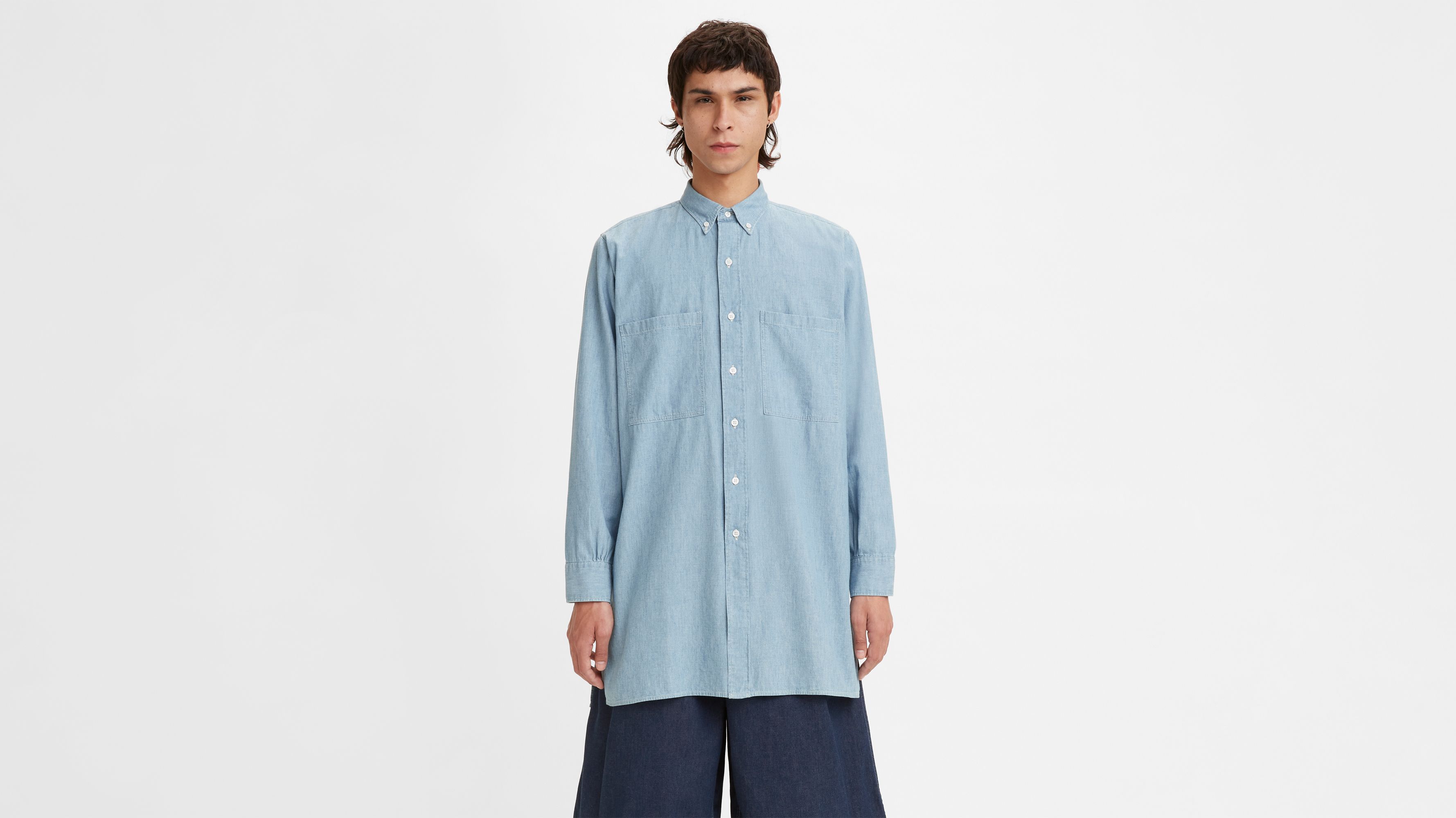 Denim Family Chambray Long Sleeve Shirt - Medium Wash | Levi's® US