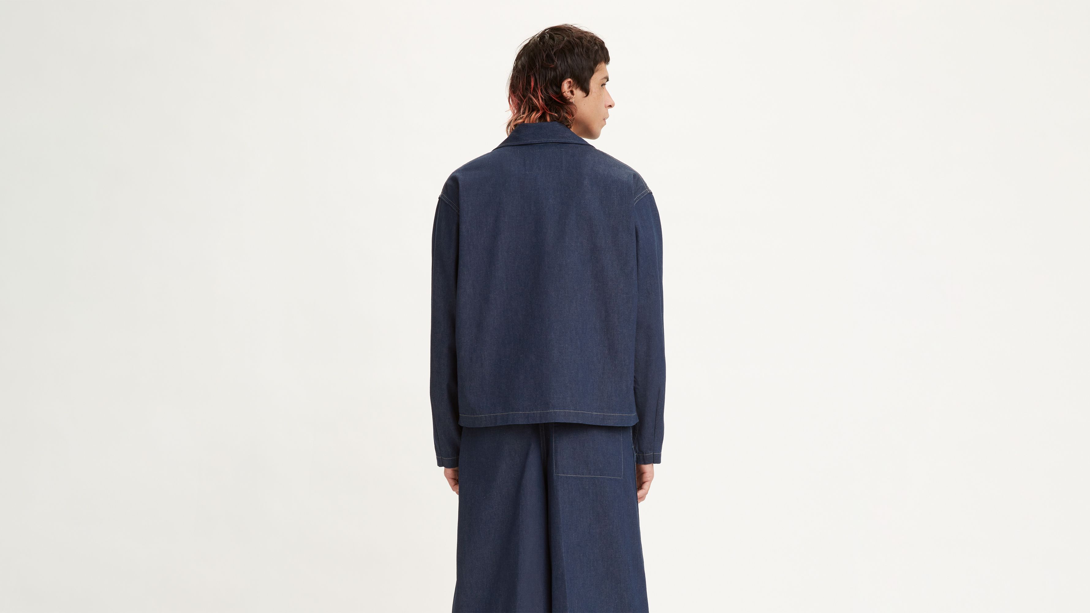 【NONCODE】(Unisex) Levio Damage Shirt Jacket Levi_Shirt_Jacket-