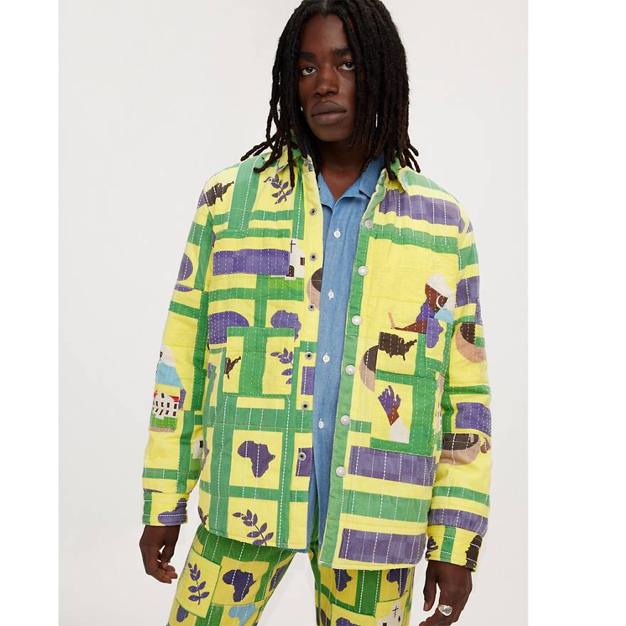 Levi's® X Denim Tears Quilted Shacket - Multi-color | Levi's® US Levi's® X Denim Tears Quilted Shacket - Multi-color | Levi's® US