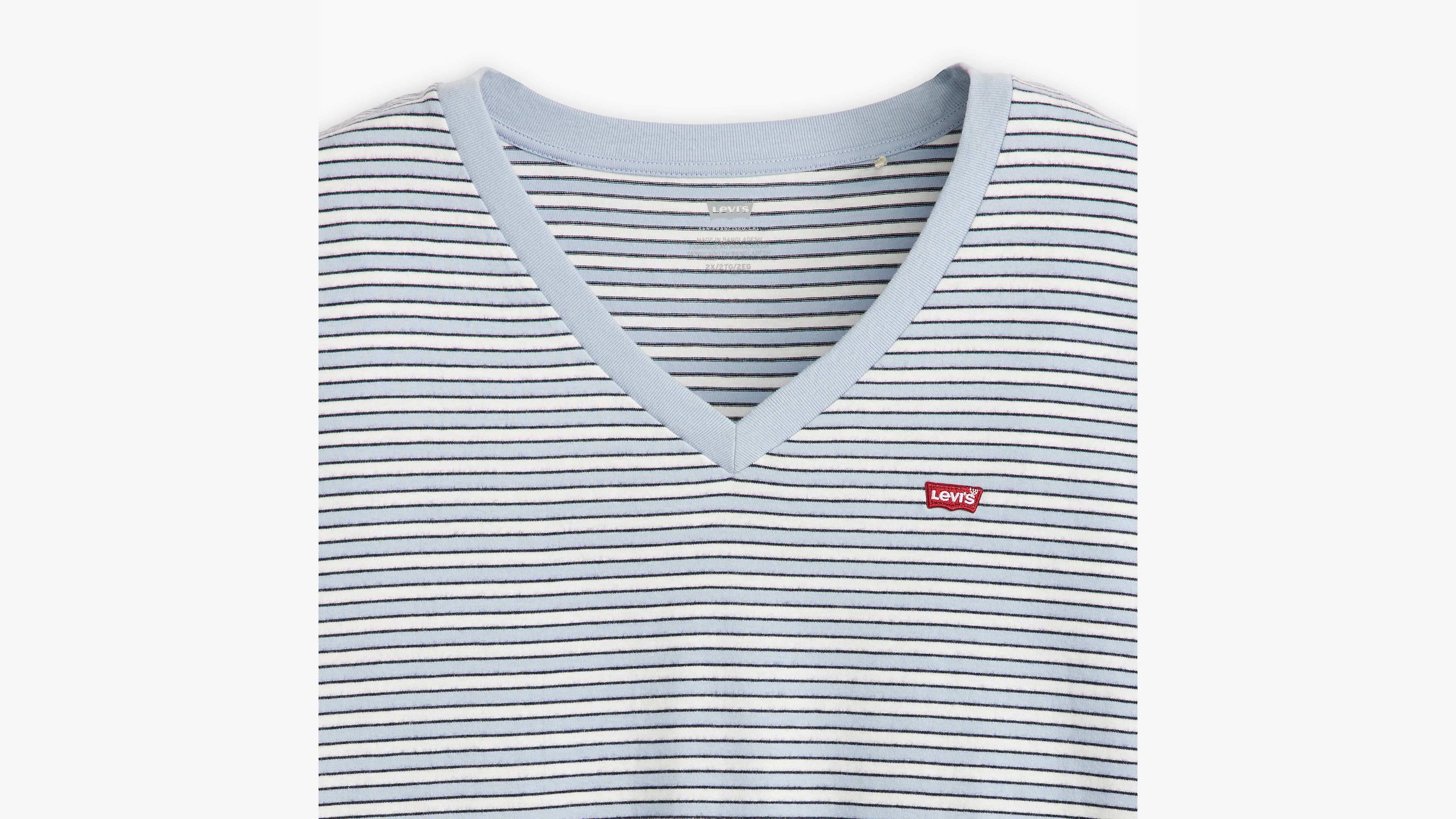 T-shirt Perfect z dekoltem w serek (duże rozmiary) 6