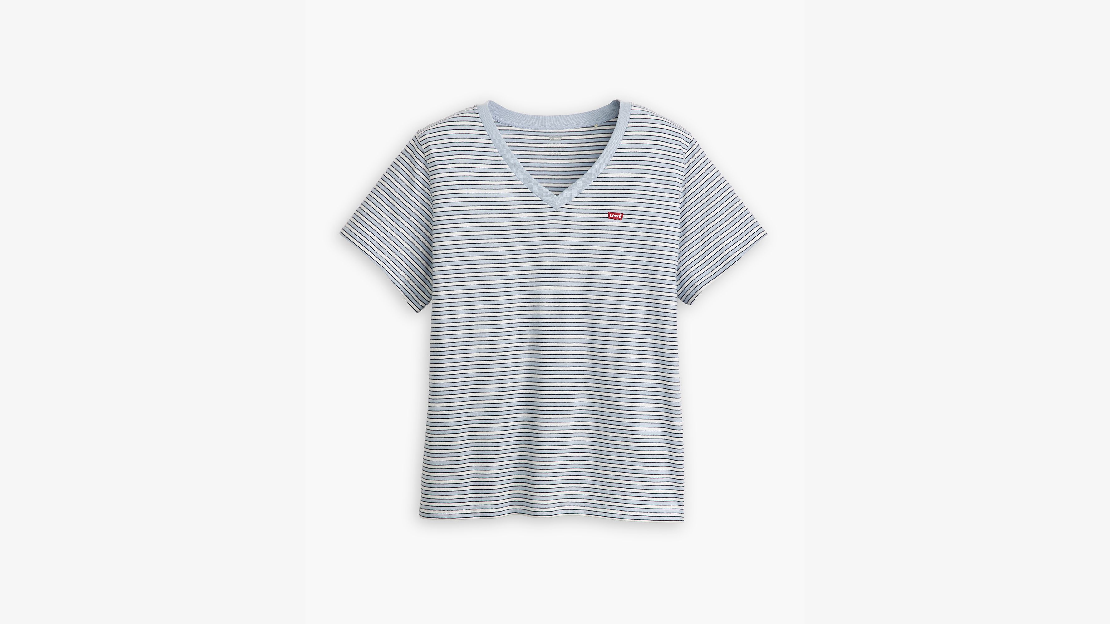 T-shirt Perfect z dekoltem w serek (duże rozmiary) 5