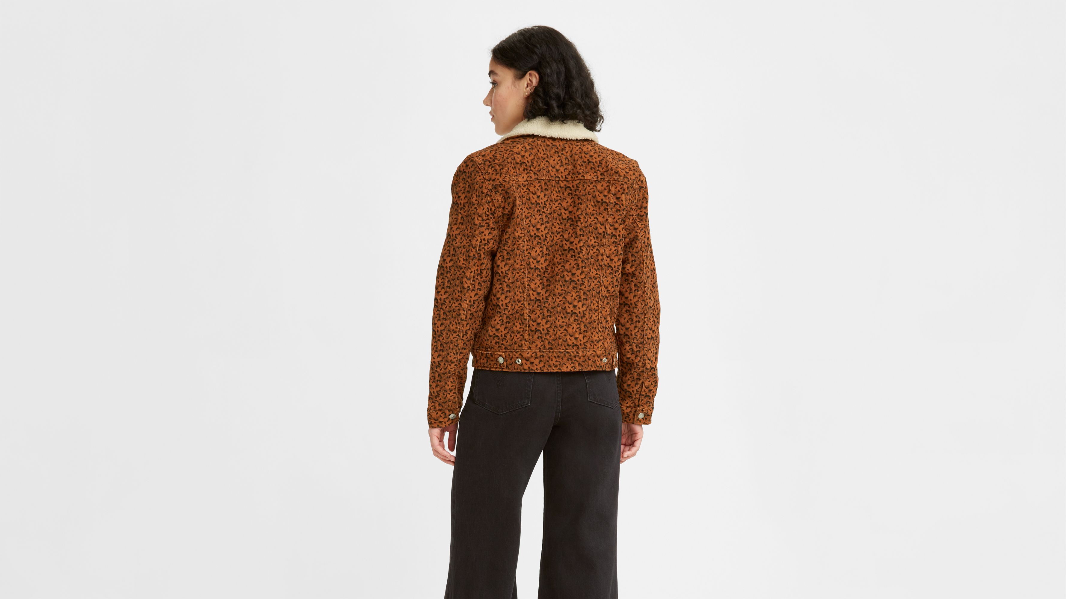 Leopard Print Original Sherpa Trucker Jacket - Multi-color | Levi's® US