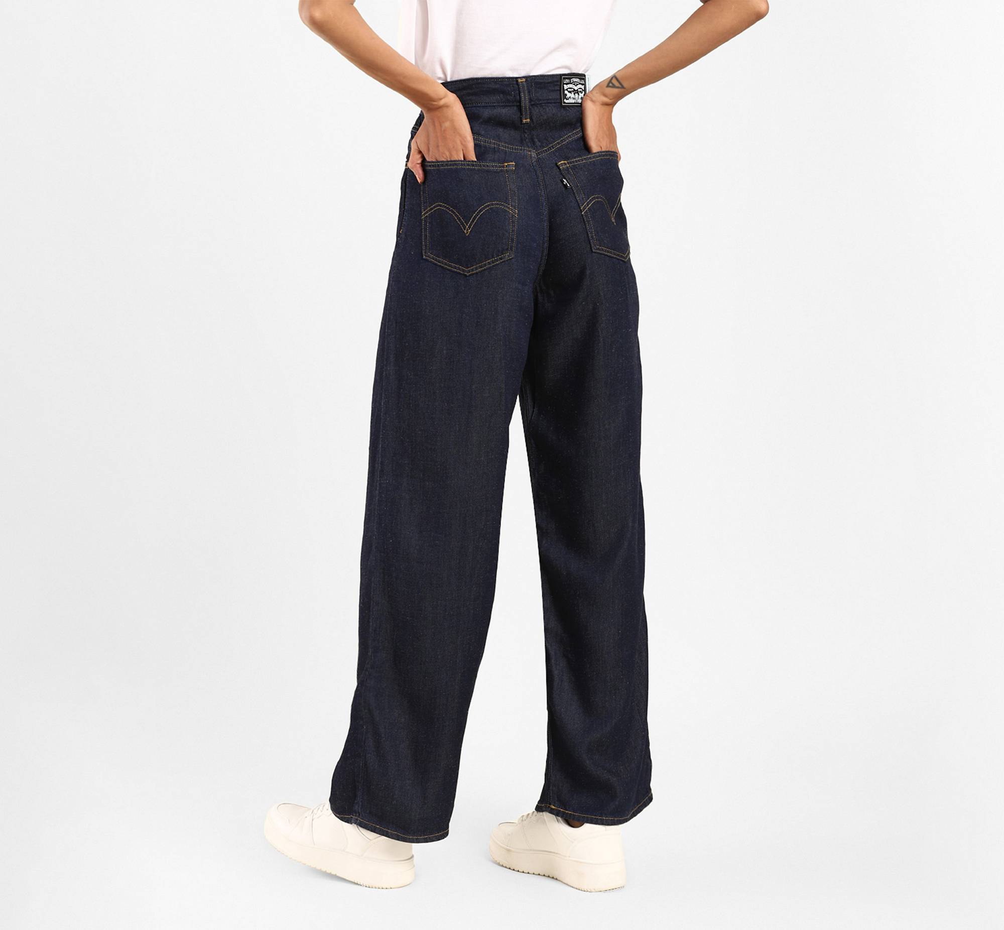 Levi's® X Deepika Padukone Pleated High Loose Jeans - Blue | Levi's® AL