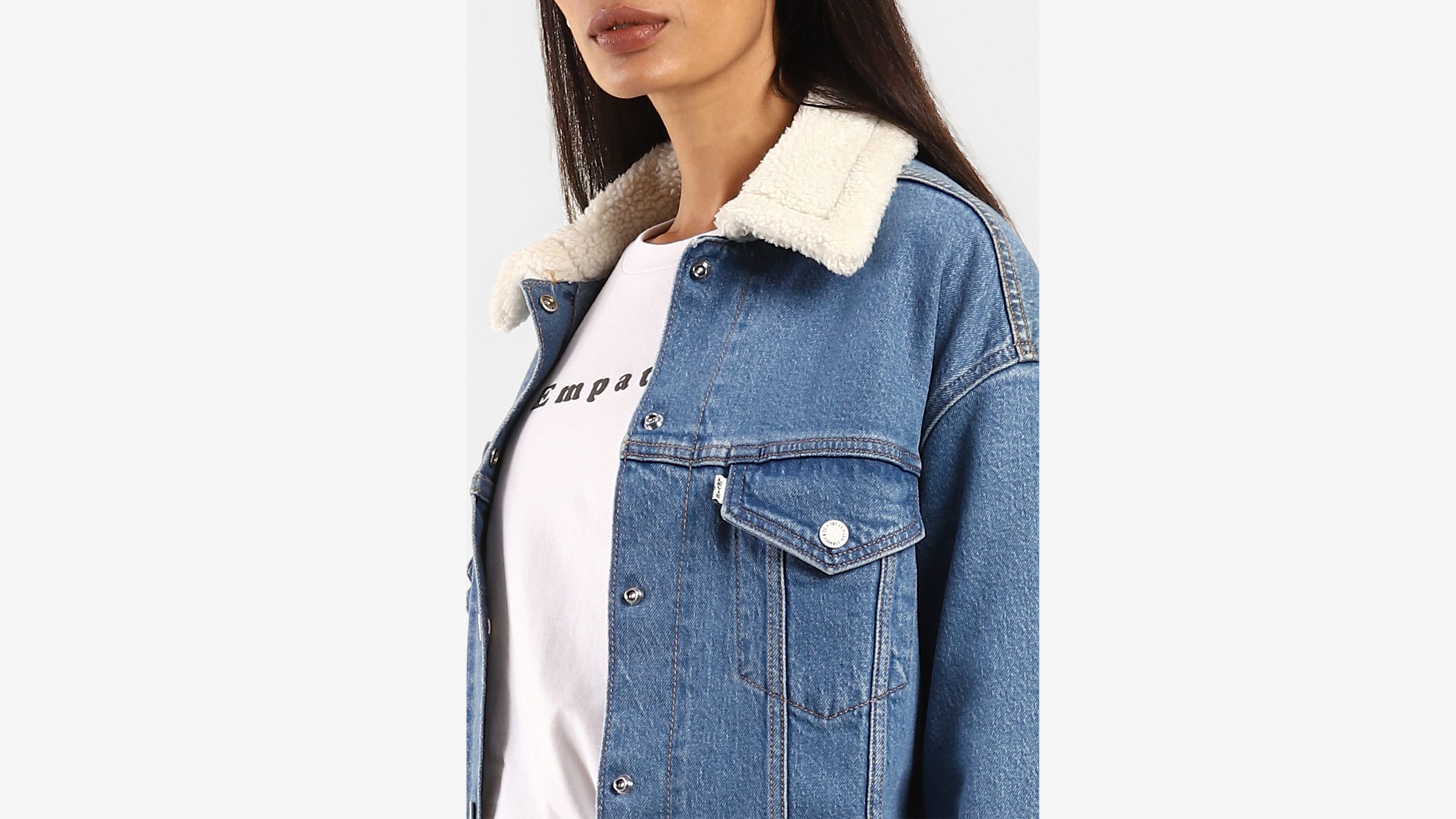 Levi's® X Deepika Padukone Long Trucker Jacket 3