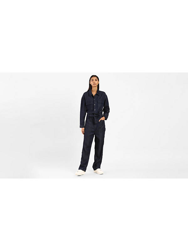 Levi's® X Deepika Padukone Surplus Jumpsuit - Blue | Levi's® AD