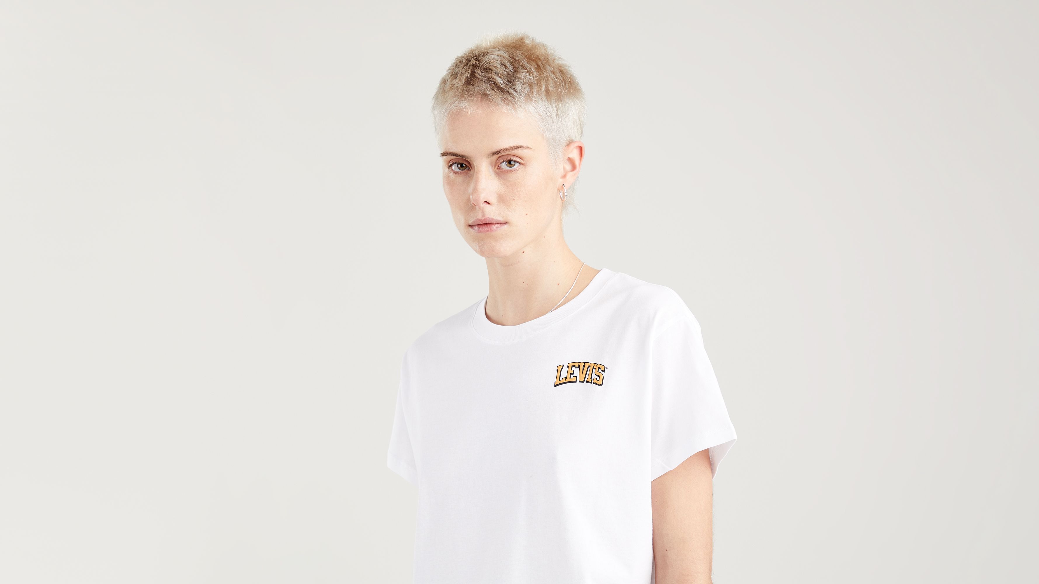 Graphic Varsity Tee White Levi's® NO