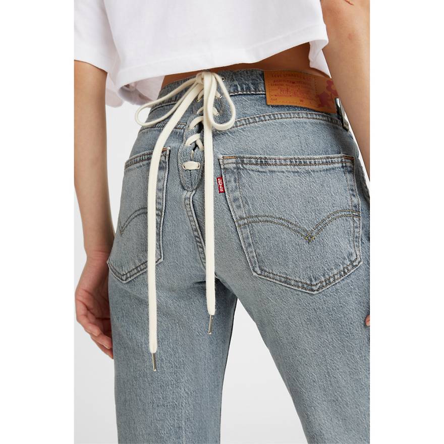 Levi's® X Naomi Osaka Lace Up Shorts - Blue | Levi's® US Levi's® X Naomi Osaka Lace Up Shorts - Blue | Levi's® US