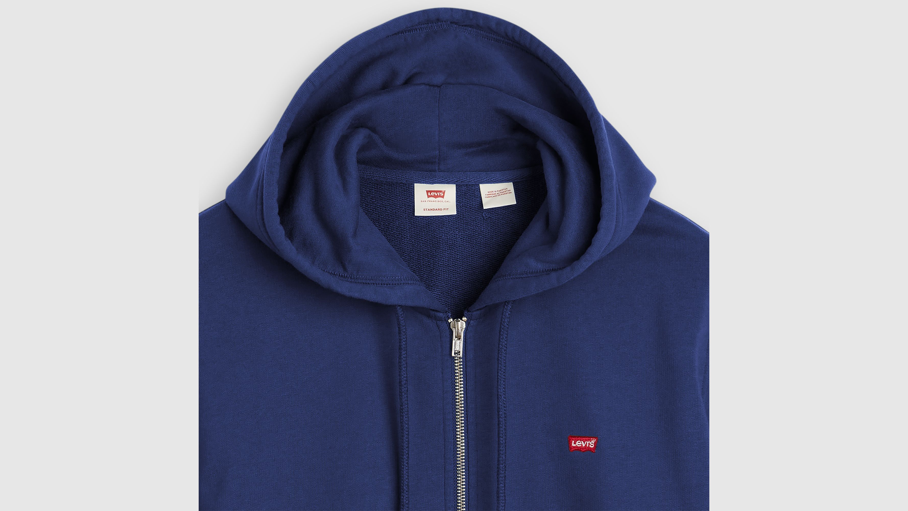 New Original Zip-up Hoodie (big & Tall) - Blue | Levi's® GB