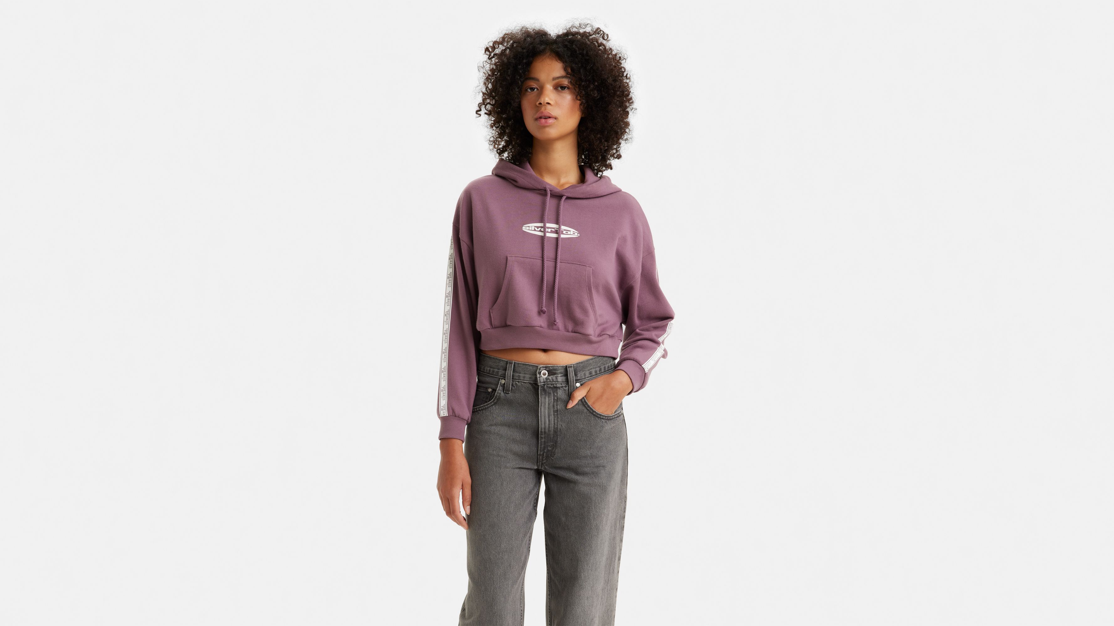 Graphic Laundry Day Hoodie Sweatshirt Purple Levi's® US