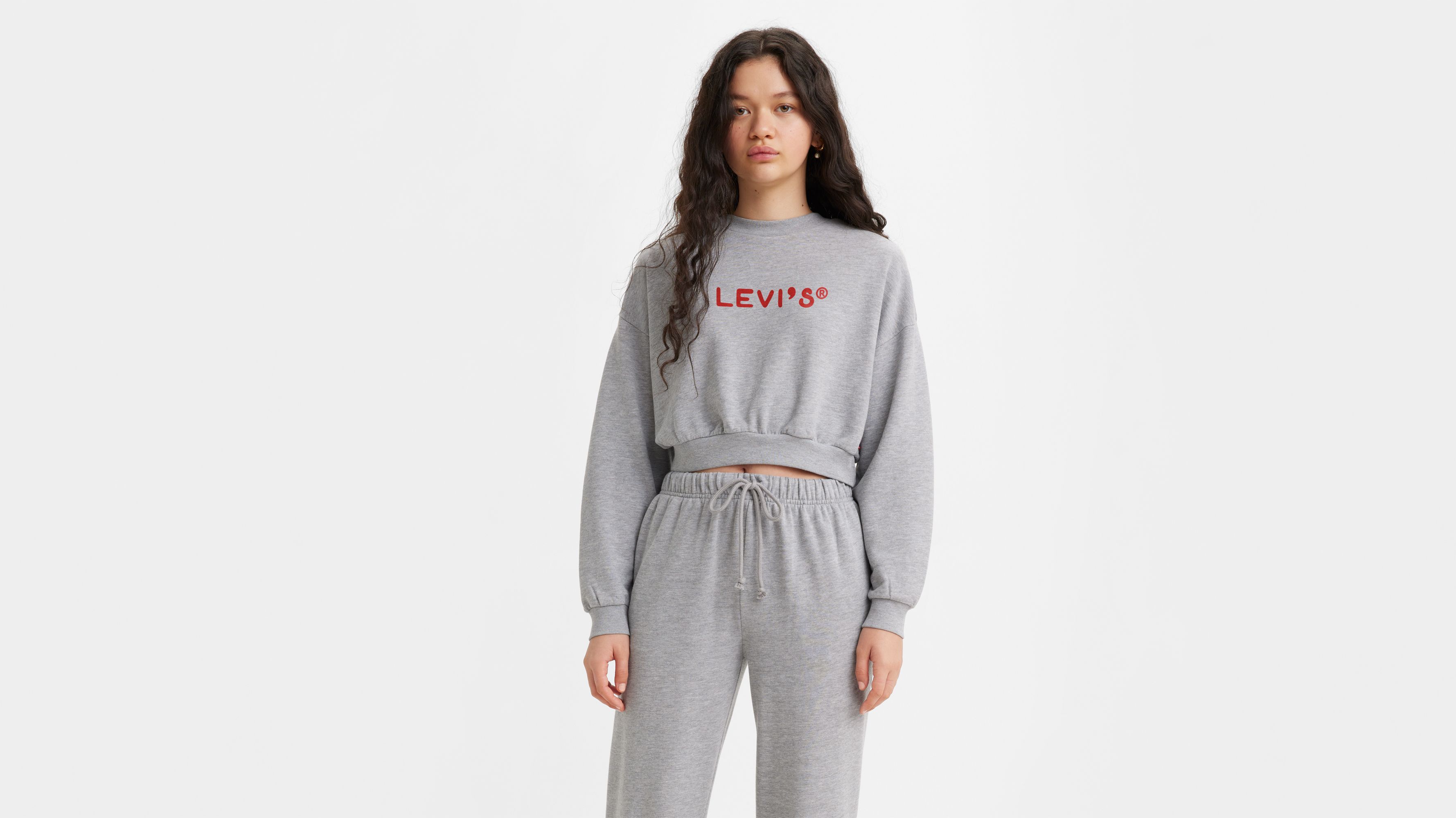 Levi's Women's Laundry Day Raglan Crewneck Sweatshirt - Vintage Inspired & Supersoft - View #11