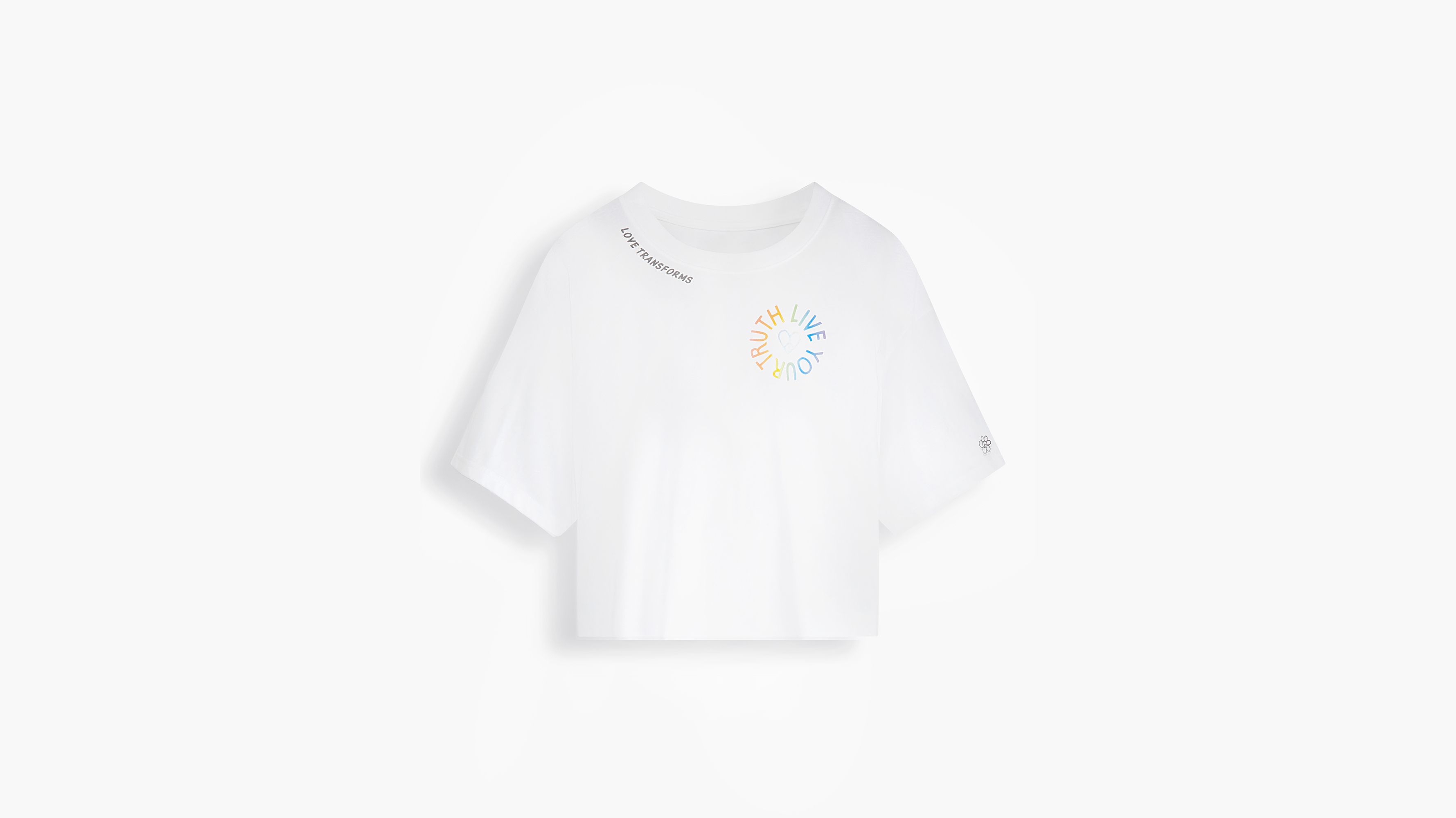 T-shirt accorciata Levi's® Pride 4