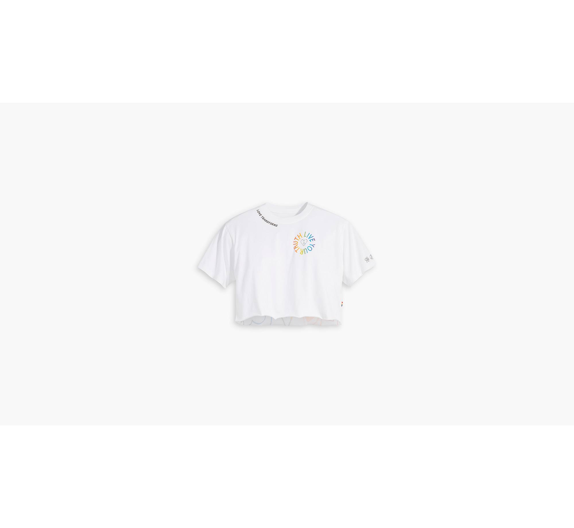 Levi's® Pride Cropped T-Shirt 1