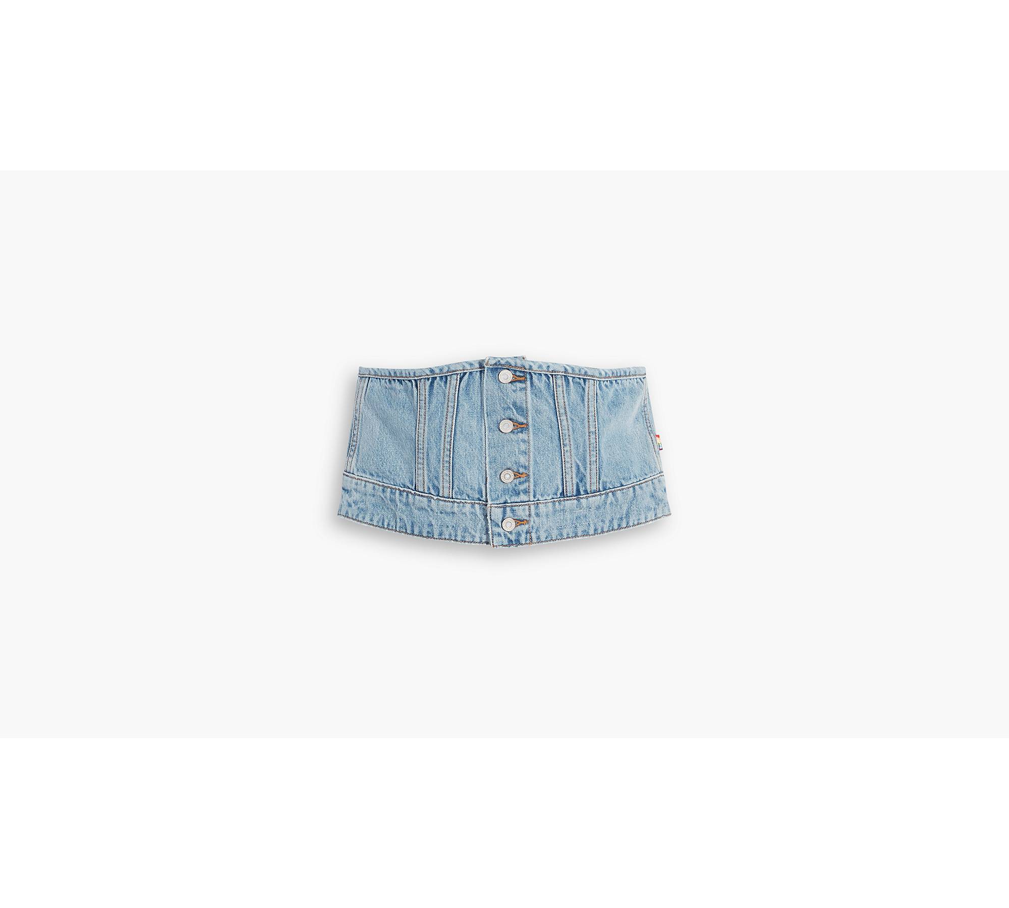 Denim Corset + Basic Low Waisted jeans are now live! 🩵👖 Shop www