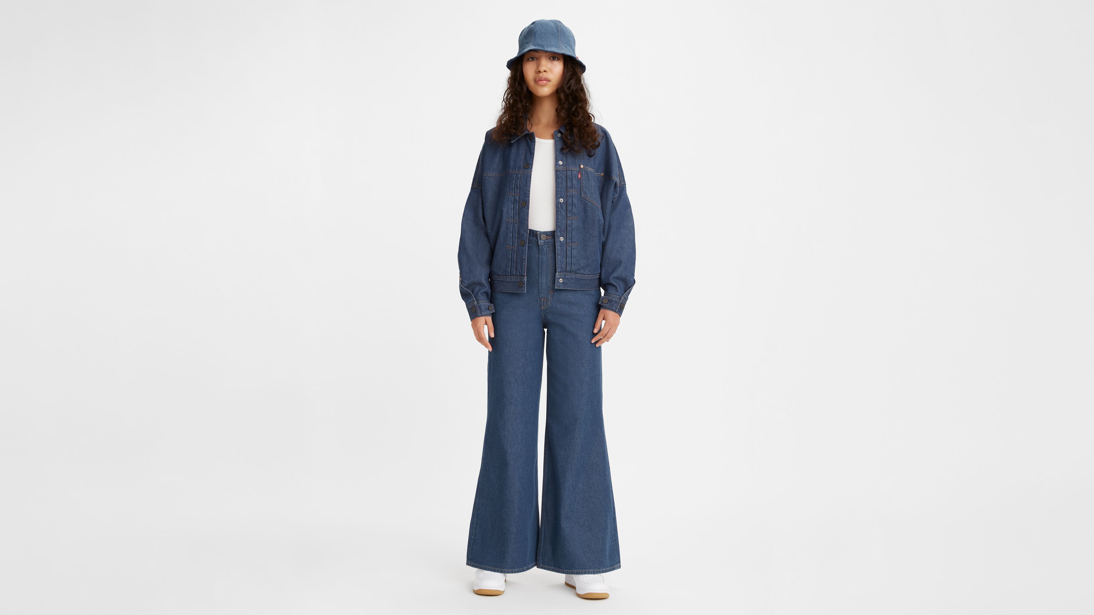 Levi's® X Erl Low Rise Flare Jeans - Blue