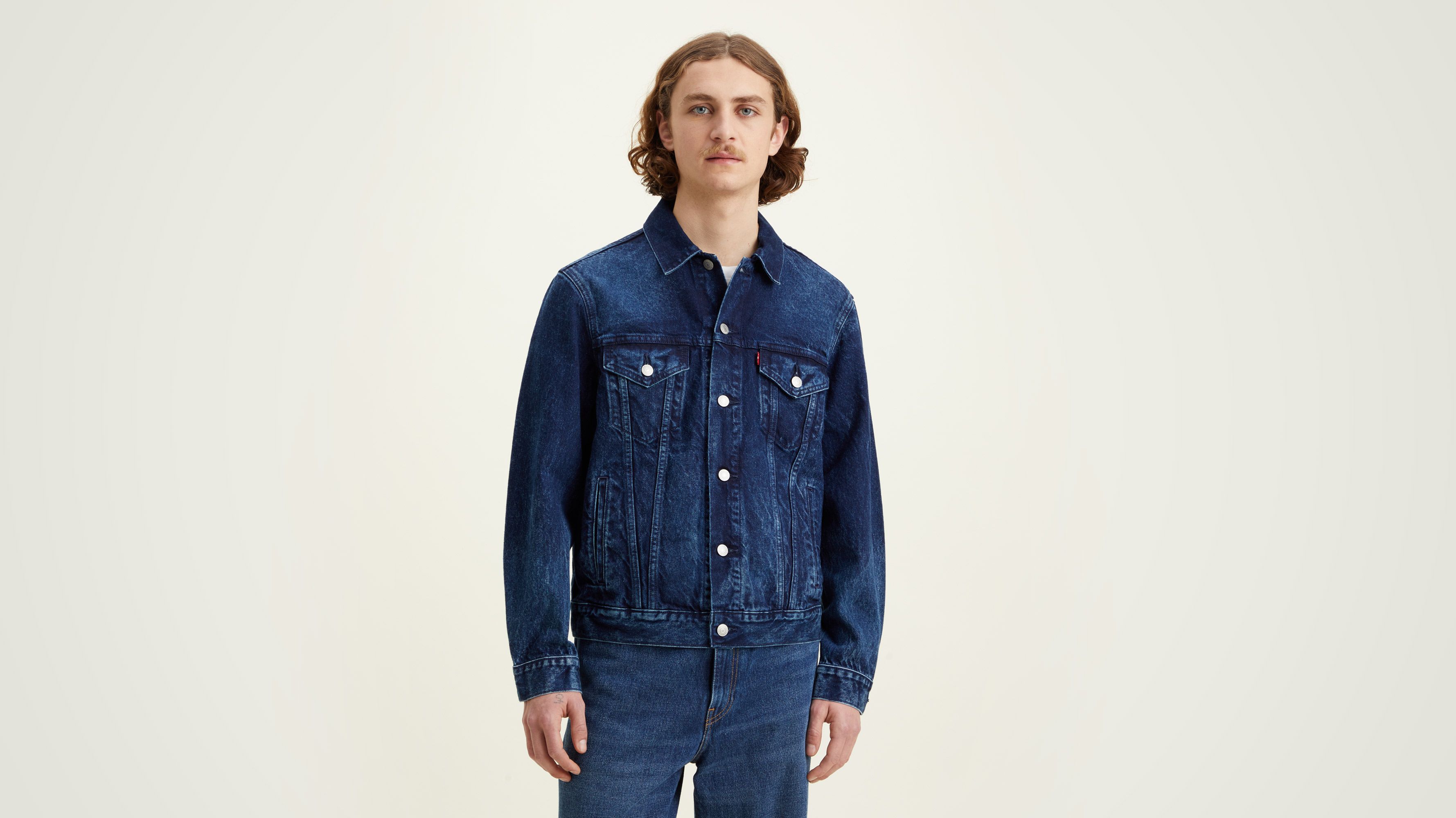 Wellthread® Vintage Trucker Jacket - Blue | Levi's® LU