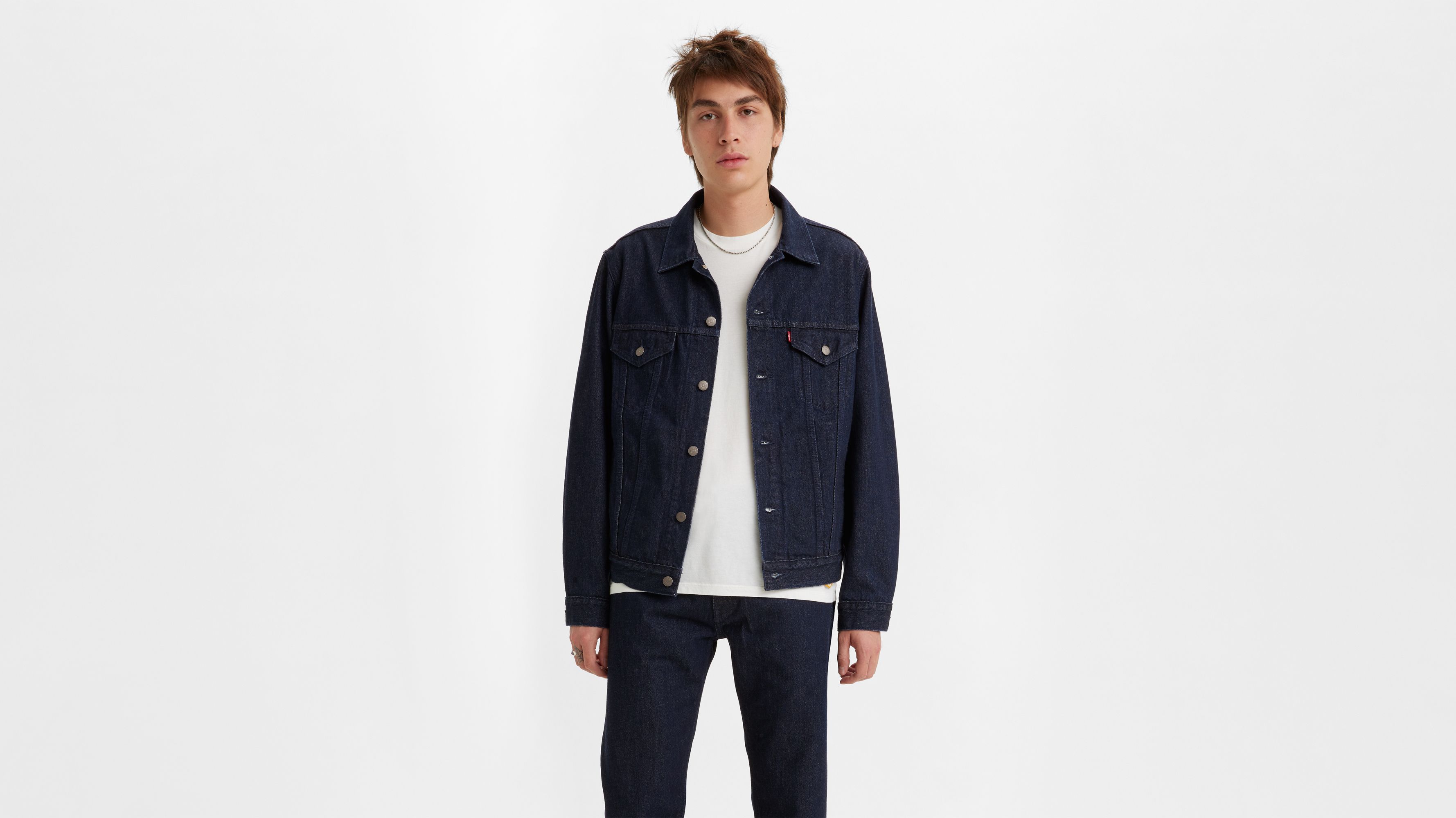 Levi's® wellthread® Vintage Trucker Jacket - Dark Wash | Levi's® US