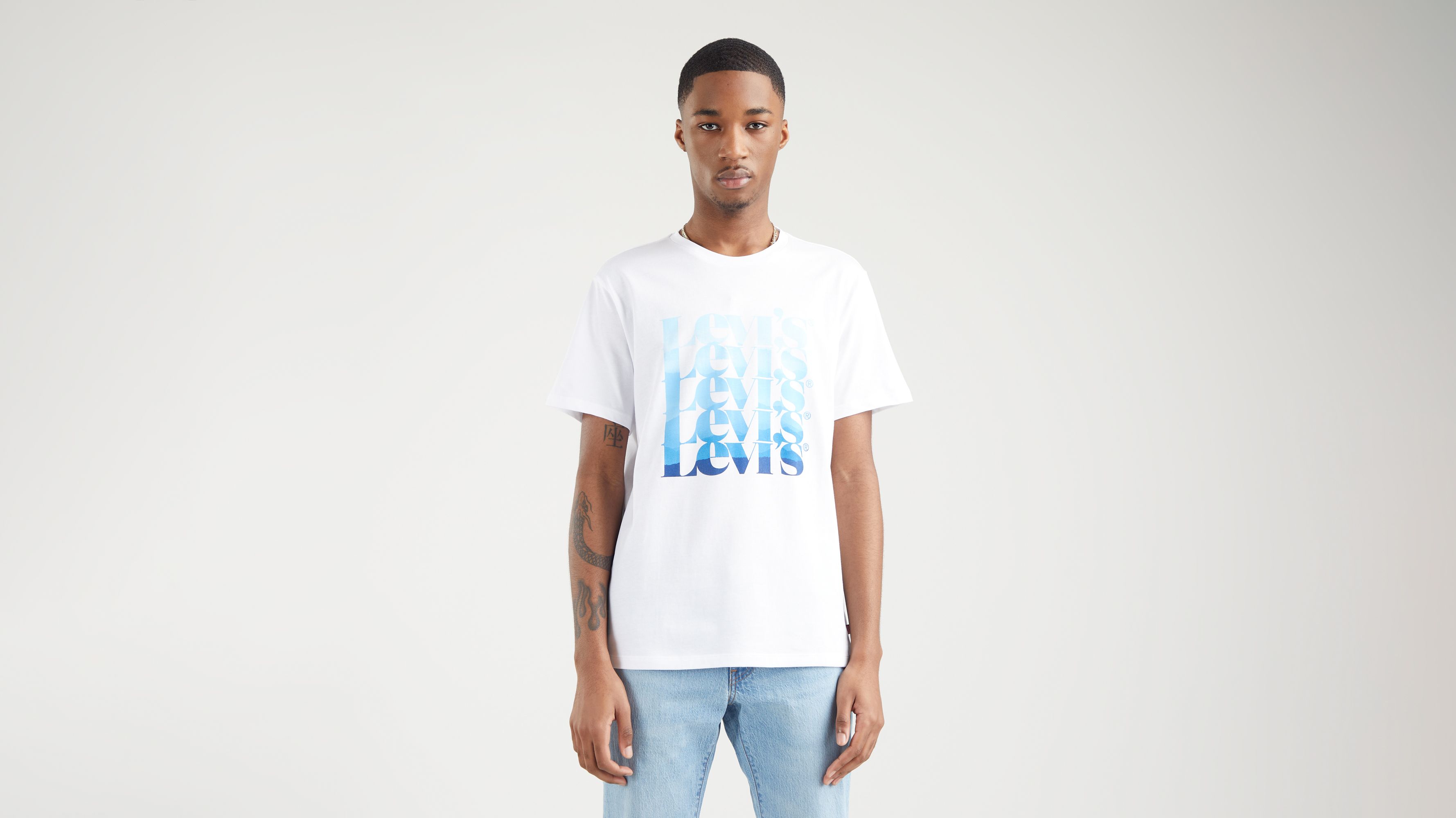 ADRO T-shirt stampata 100% cotone da uomo, vestibilità
