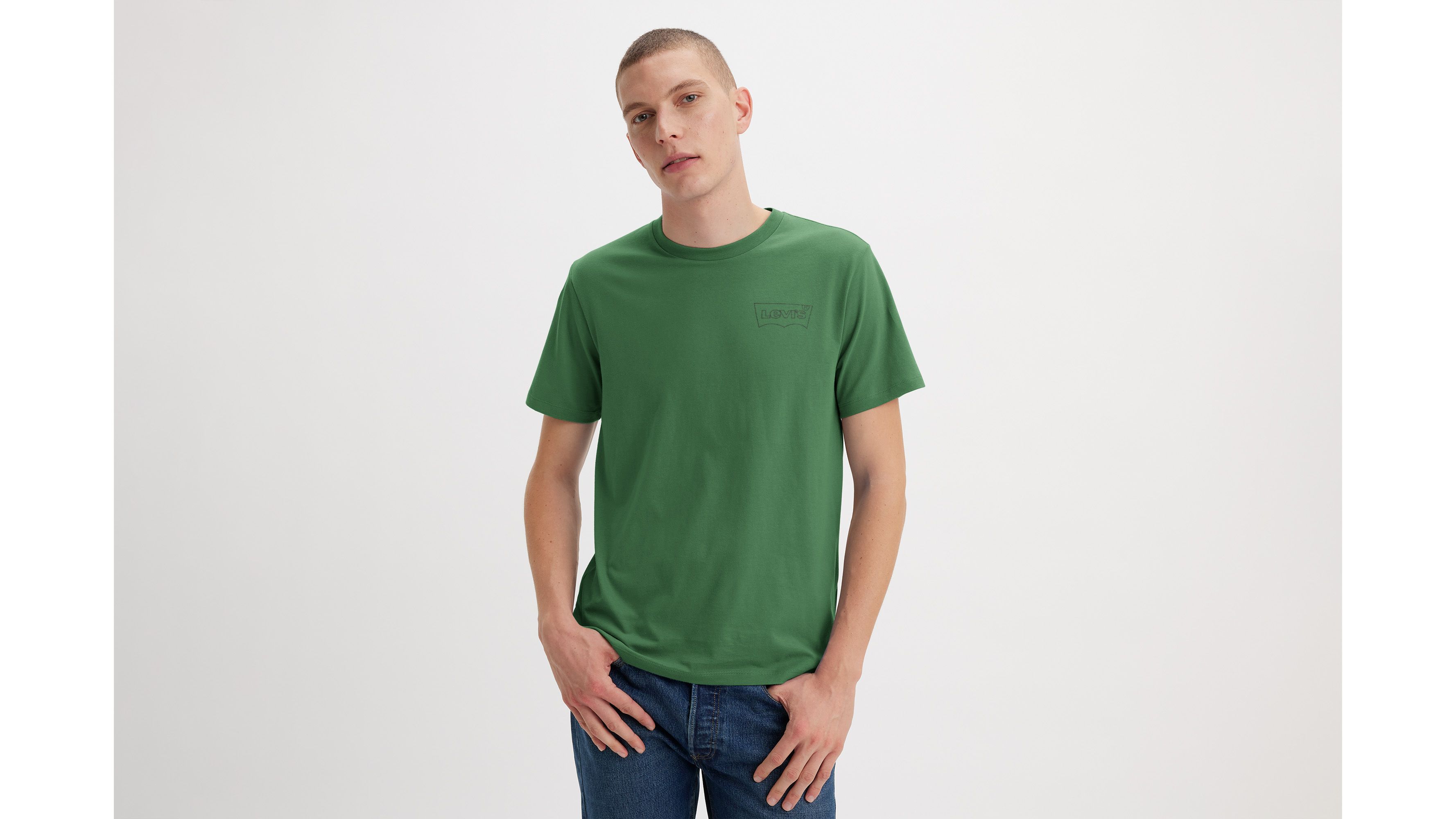 T-shirt girocollo con stampa 1