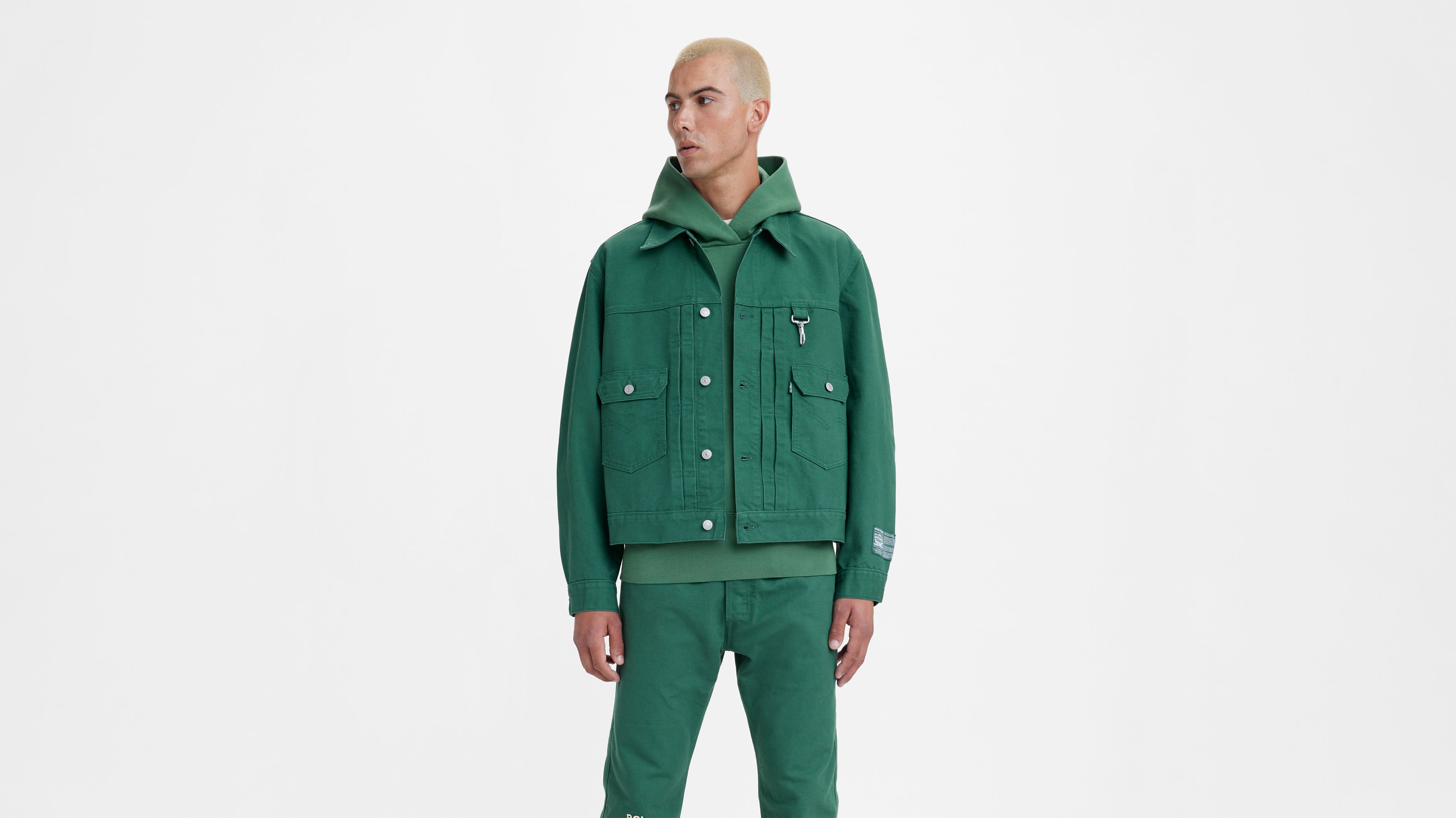 Levi's® X Reese Cooper Type Ii Trucker Jacket - Green | Levi's® US