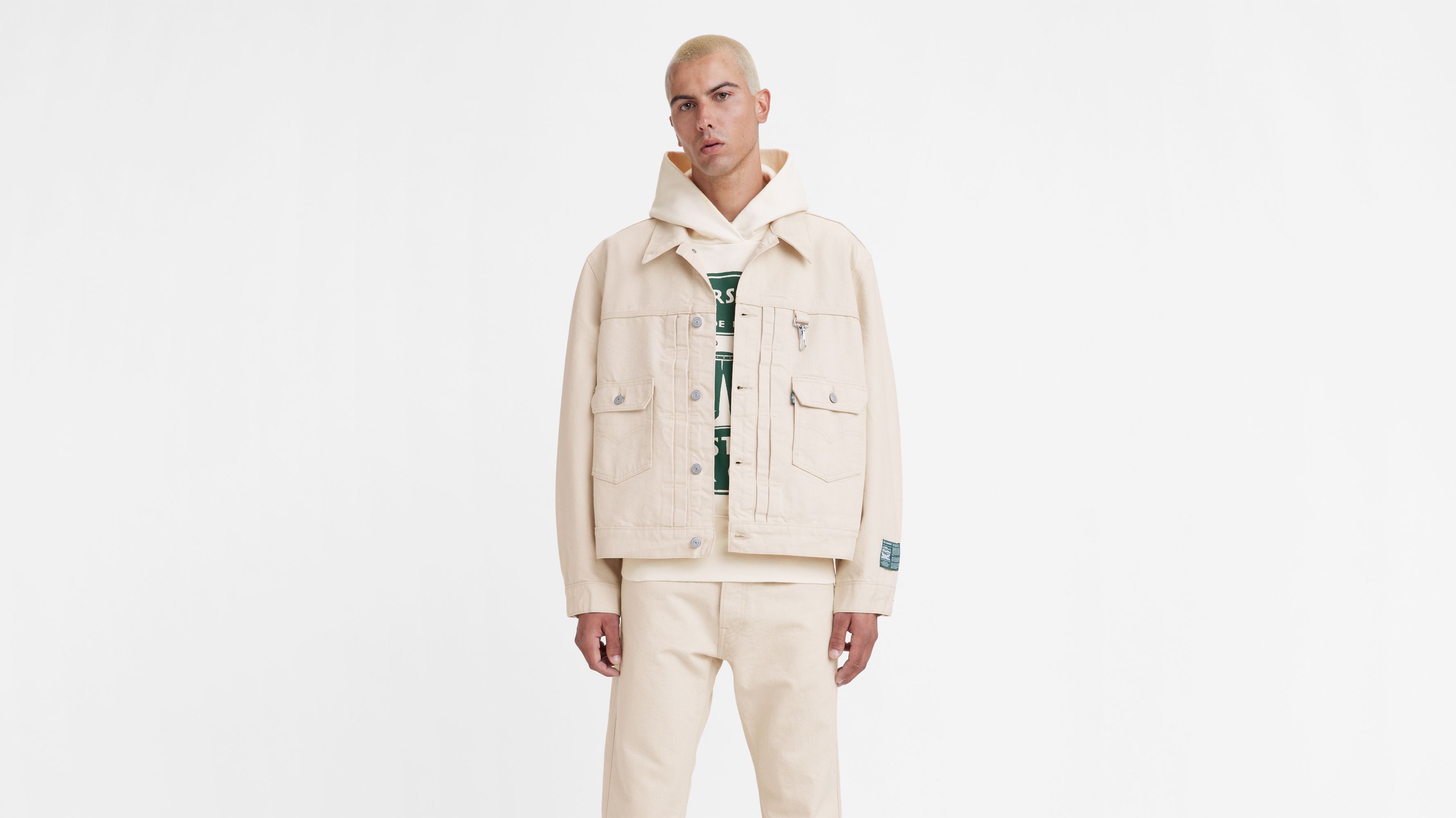 Levi's® X Reese Cooper Type Ii Trucker Jacket - White | Levi's® US