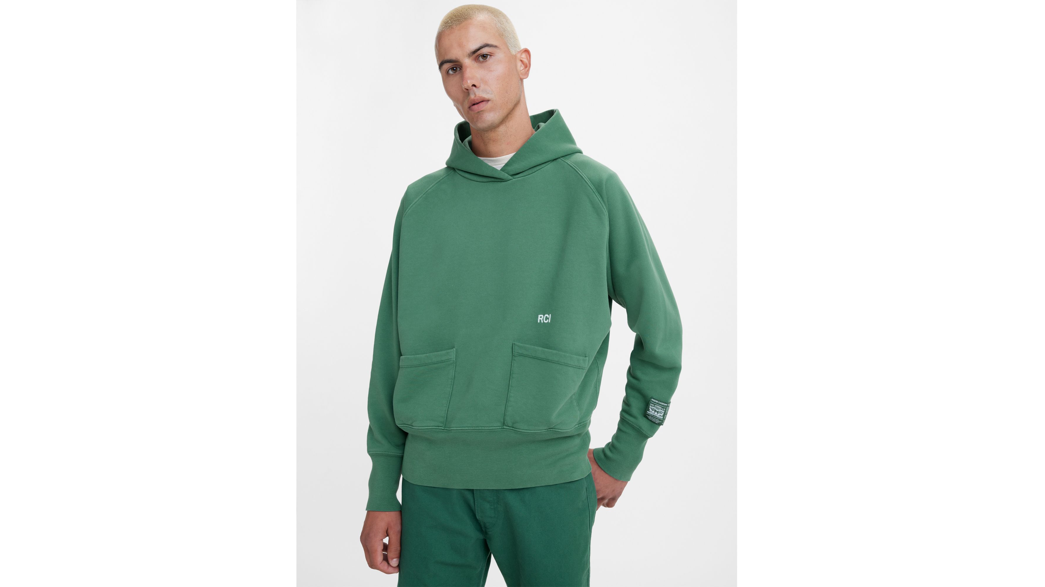 Levi's® X Reese Cooper Two Pocket Hoodie - Green | Levi's® US
