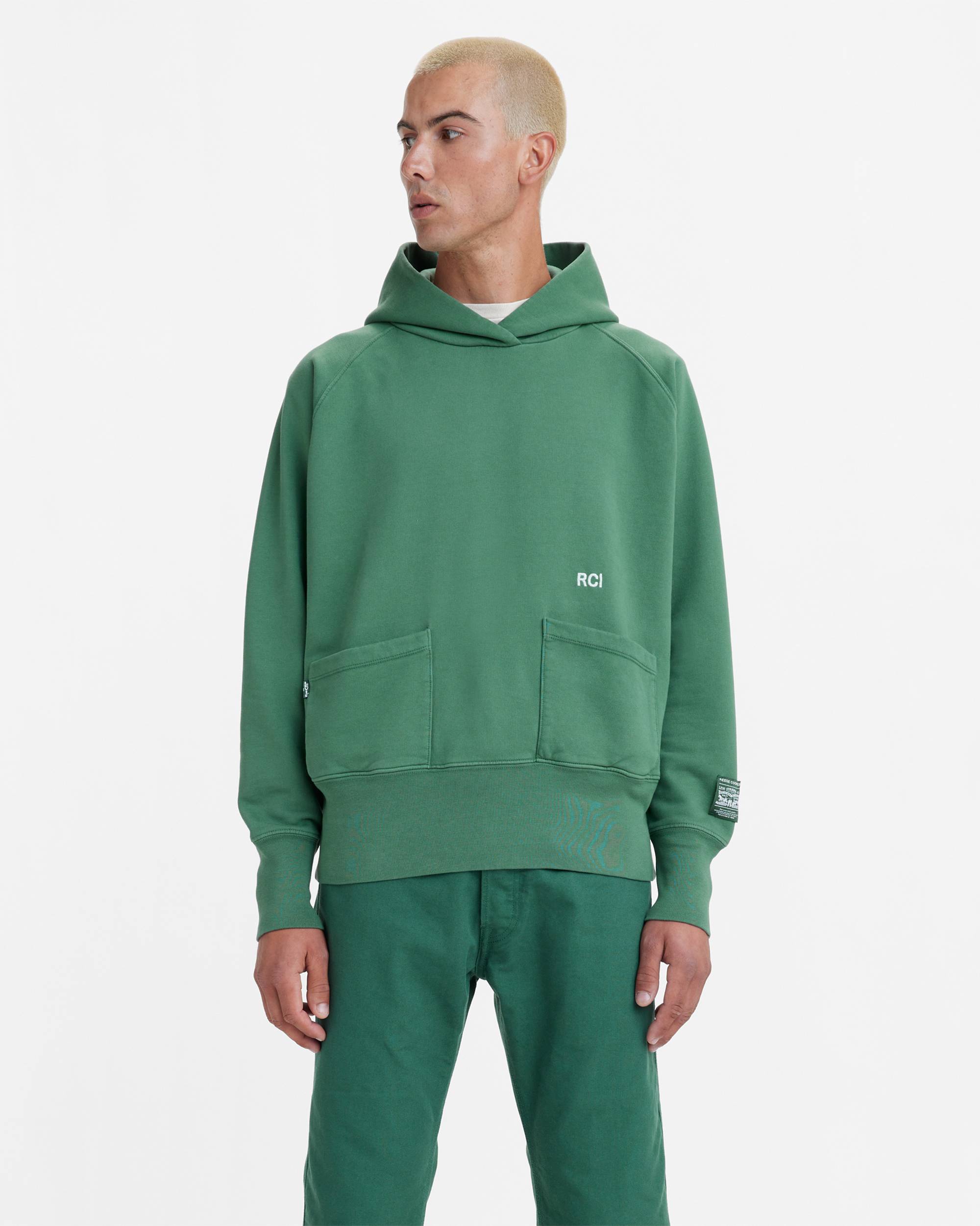 Levi's® X Reese Cooper Two Pocket Hoodie - Green | Levi's® US Levi's® X Reese Cooper Two Pocket Hoodie - Green | Levi's® US