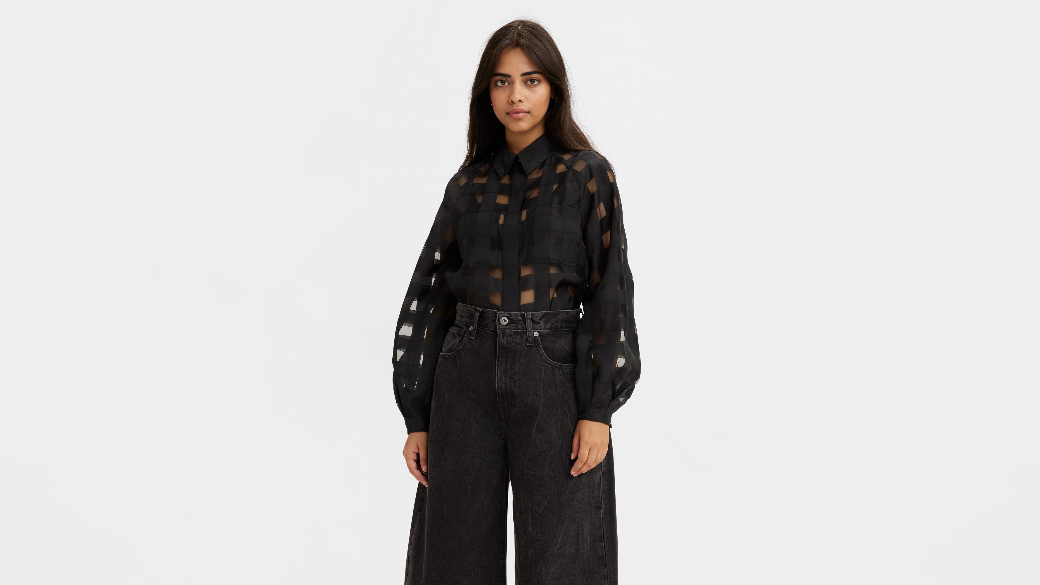Levi's® Made & Crafted® Grid Blouse 4
