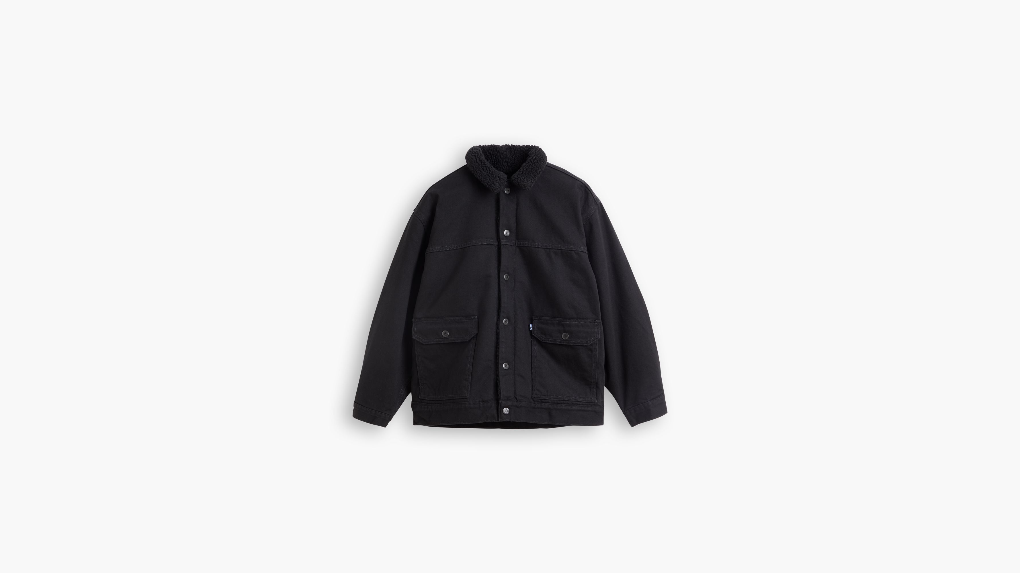 Levis long hotsell sherpa trucker jacket