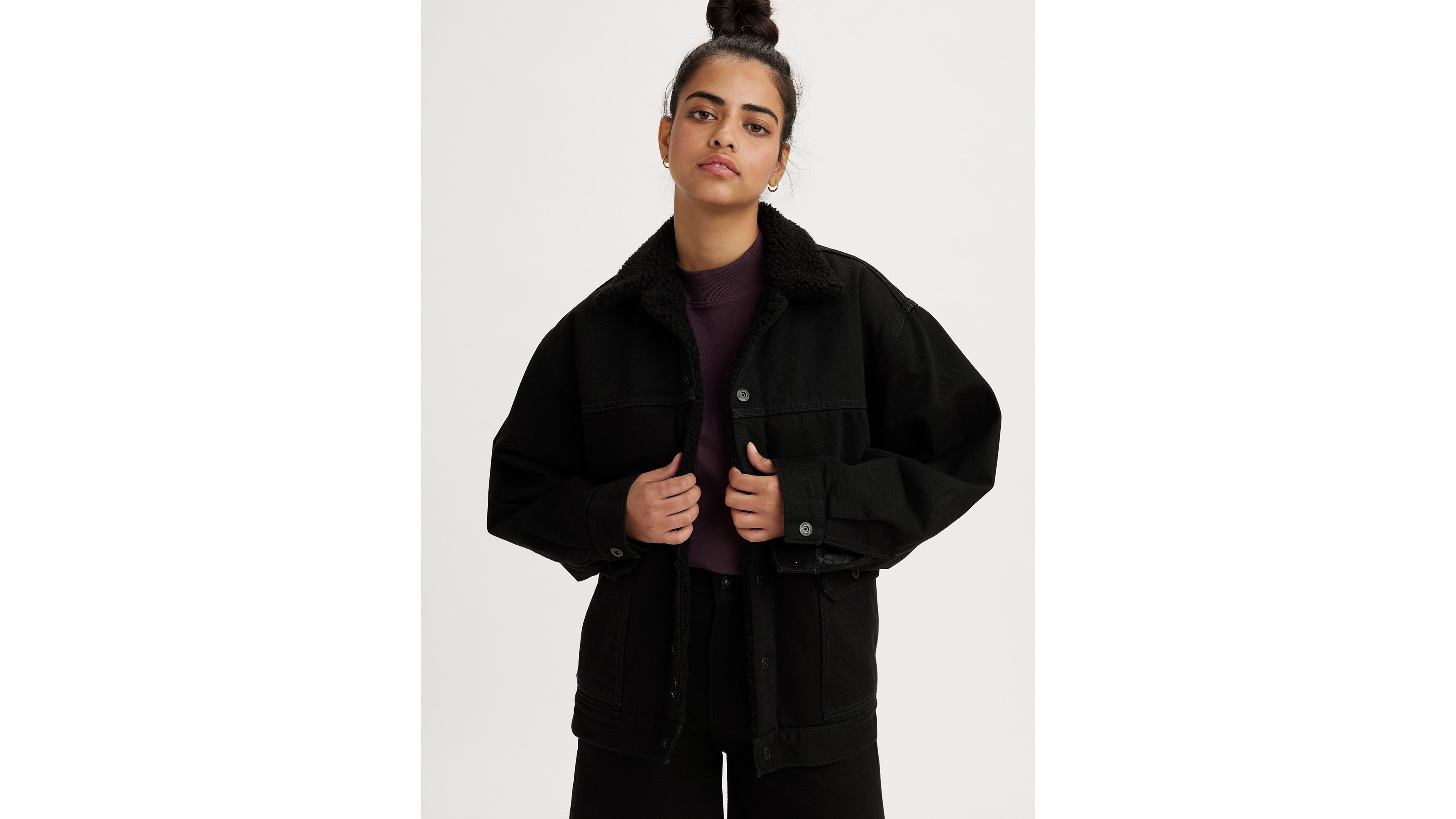 Levi's® Made & Crafted® Long Sherpa Trucker Jacket 1