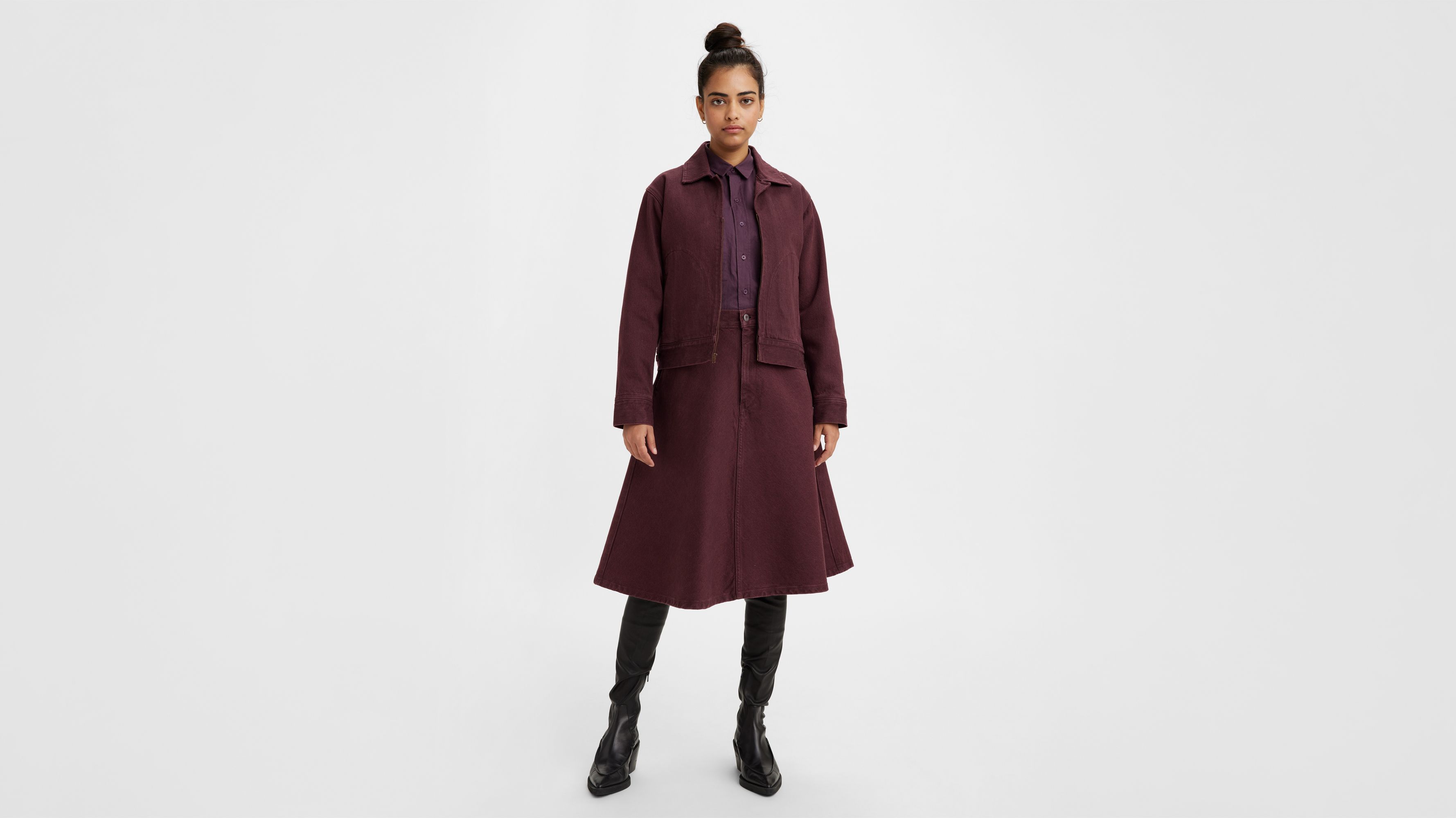 Levi's flared skirt store