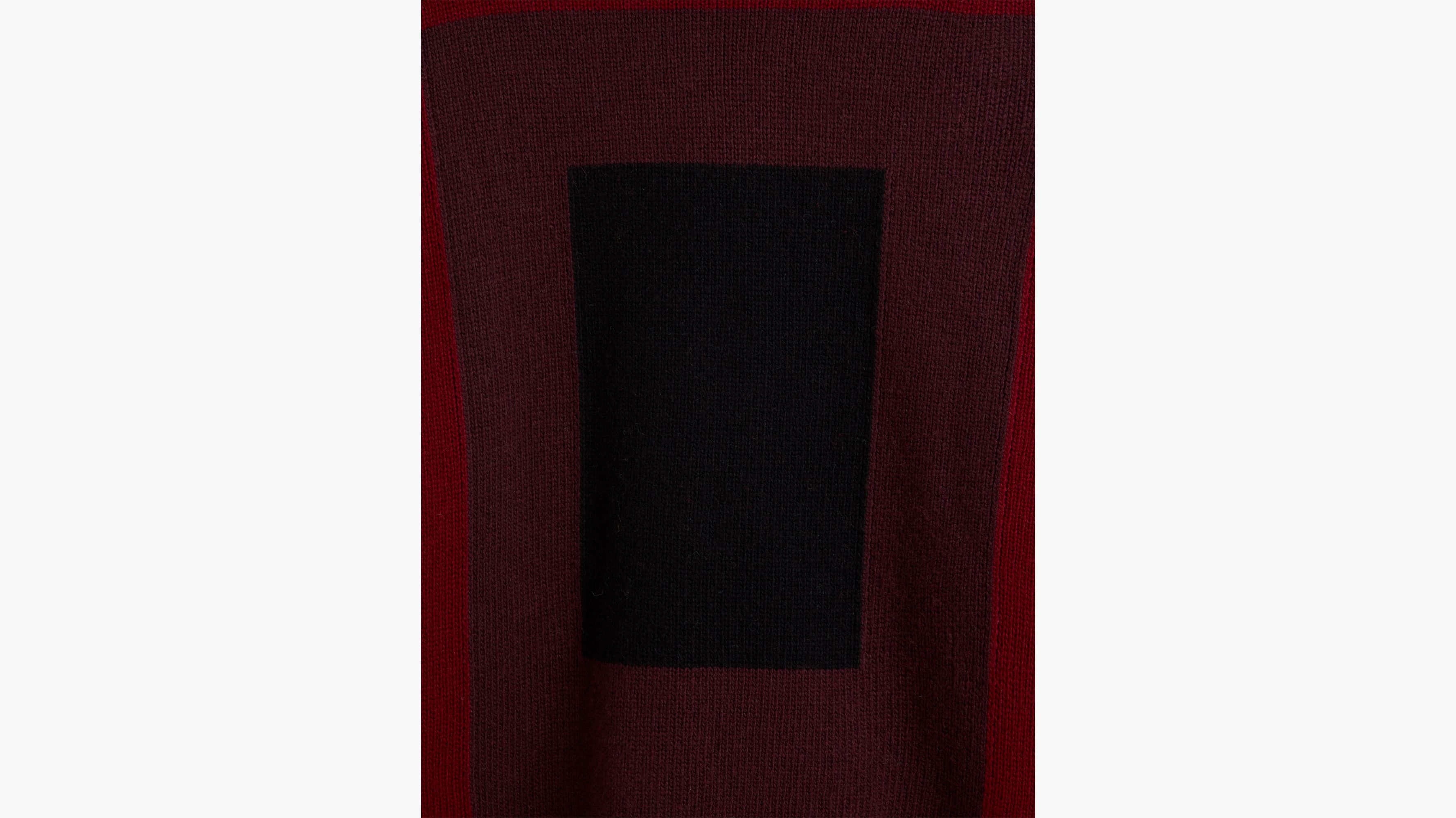 Flaired Rectangle Graphic Sweater 4