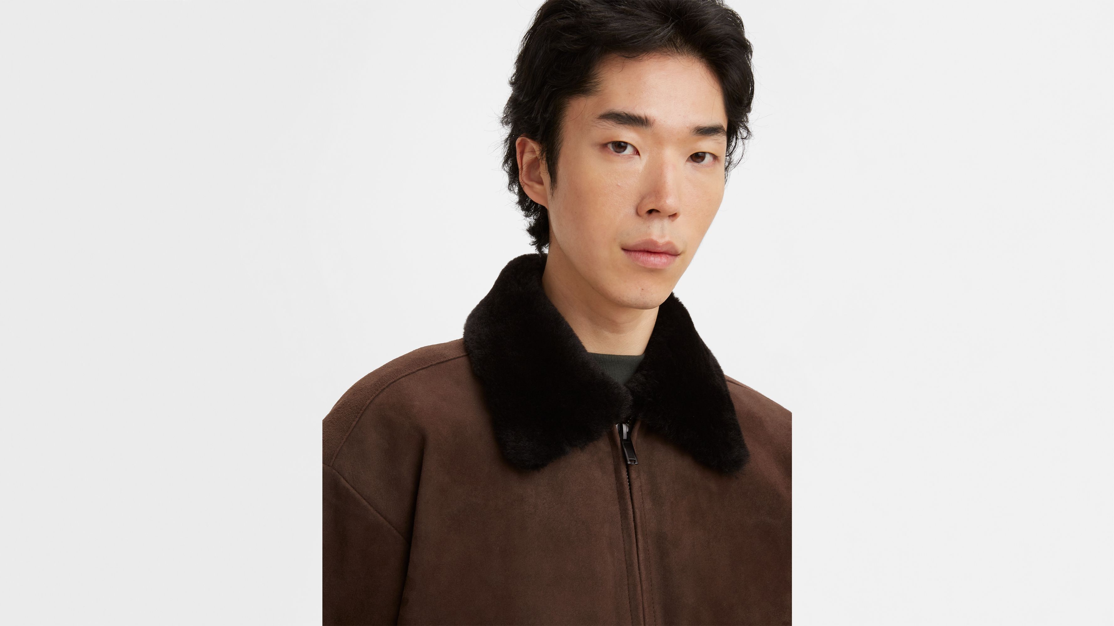 Levi's® Made & Crafted® Suede Bomber Jacket 3