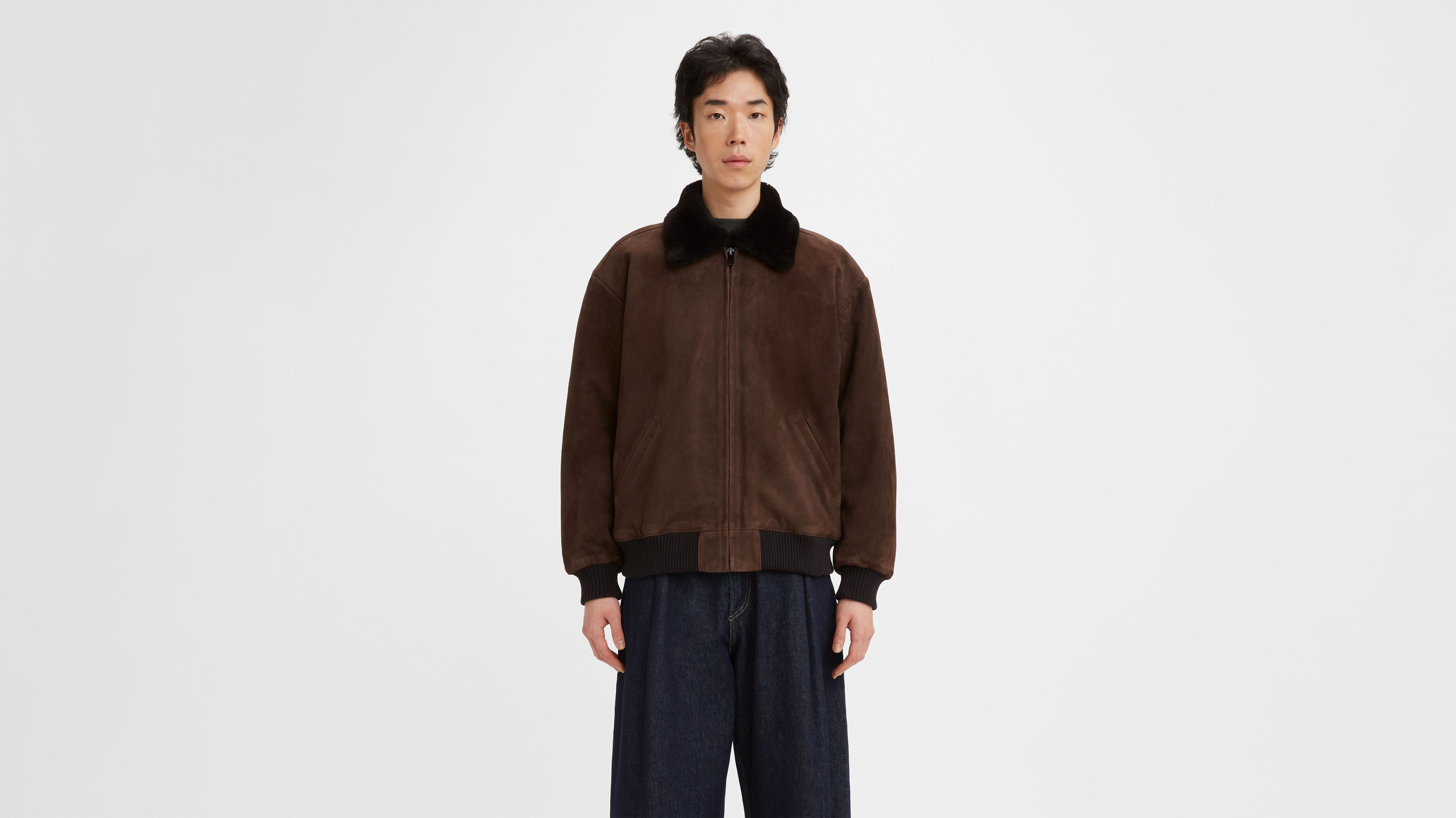 Levi's® Made & Crafted® Suede Bomber Jacket 4