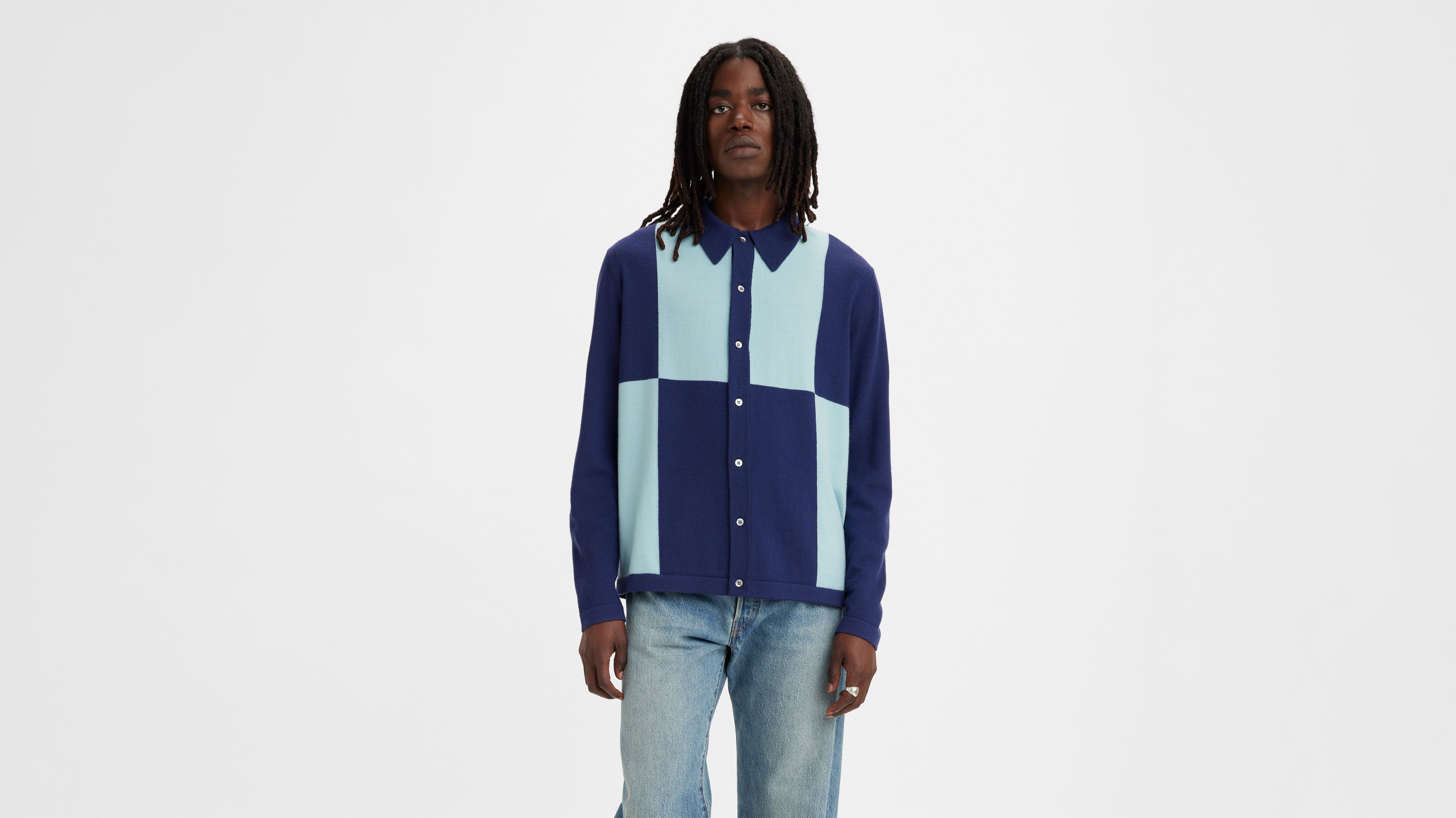 Long Sleeve Knit Shirt - Blue | Levi's® US