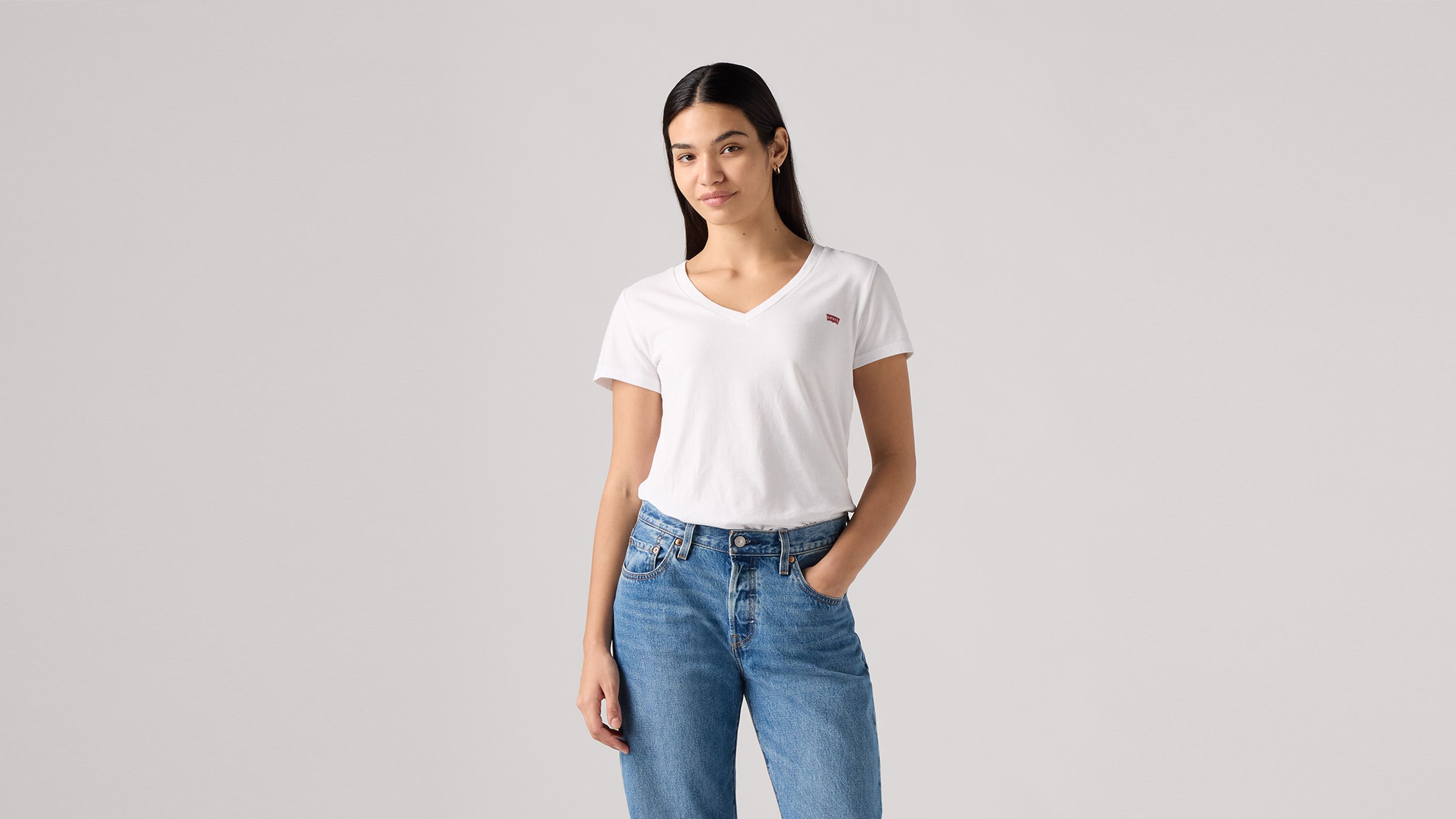 The Perfect V-Neck Tee 1