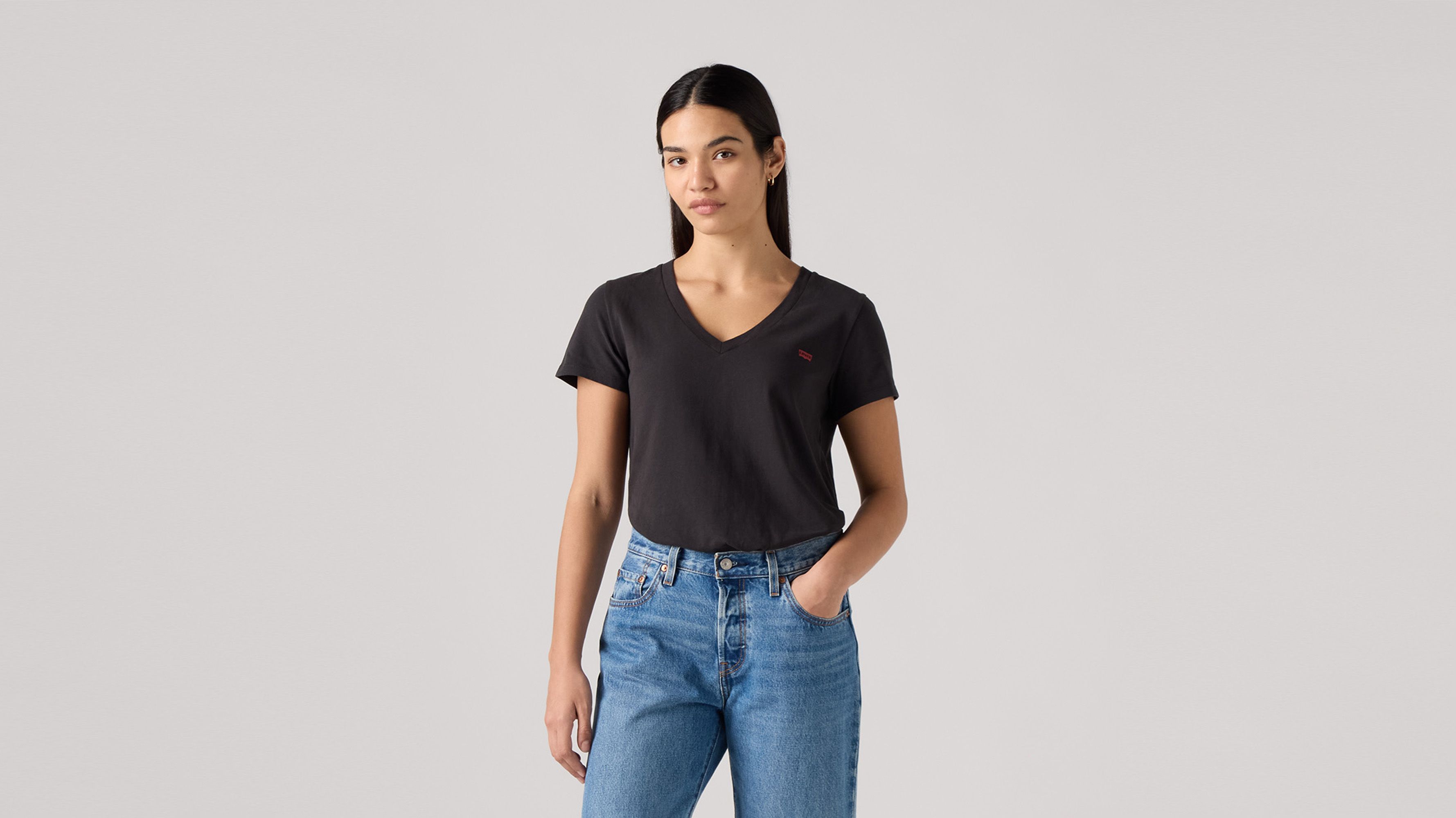 The Perfect V-Neck Tee 1