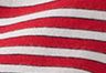True Red Penny Stripe - Rosso - T-shirt con scollo a V Perfect