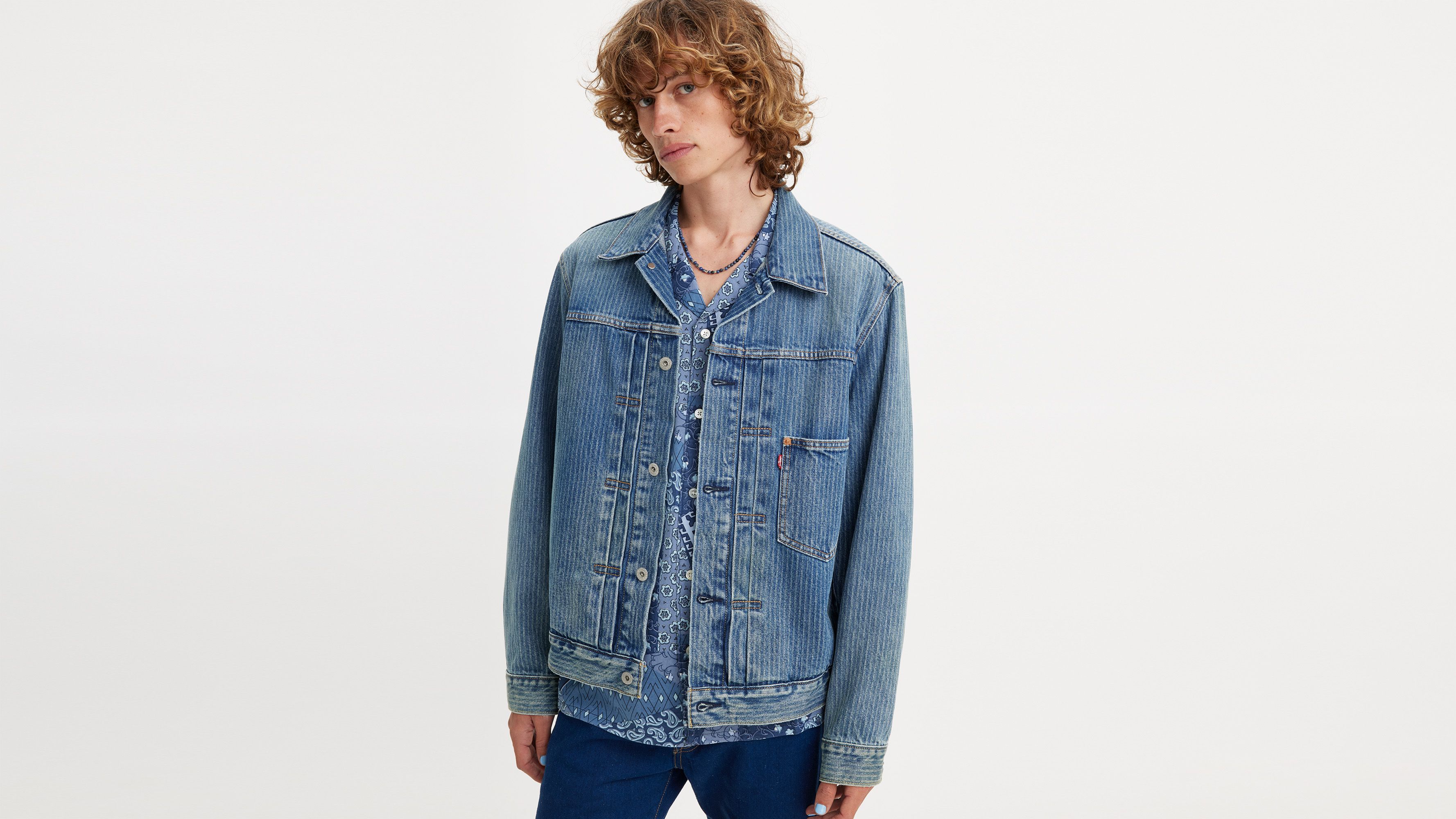 Type I Trucker Selvedge Jacket - Blue | Levi's® KZ