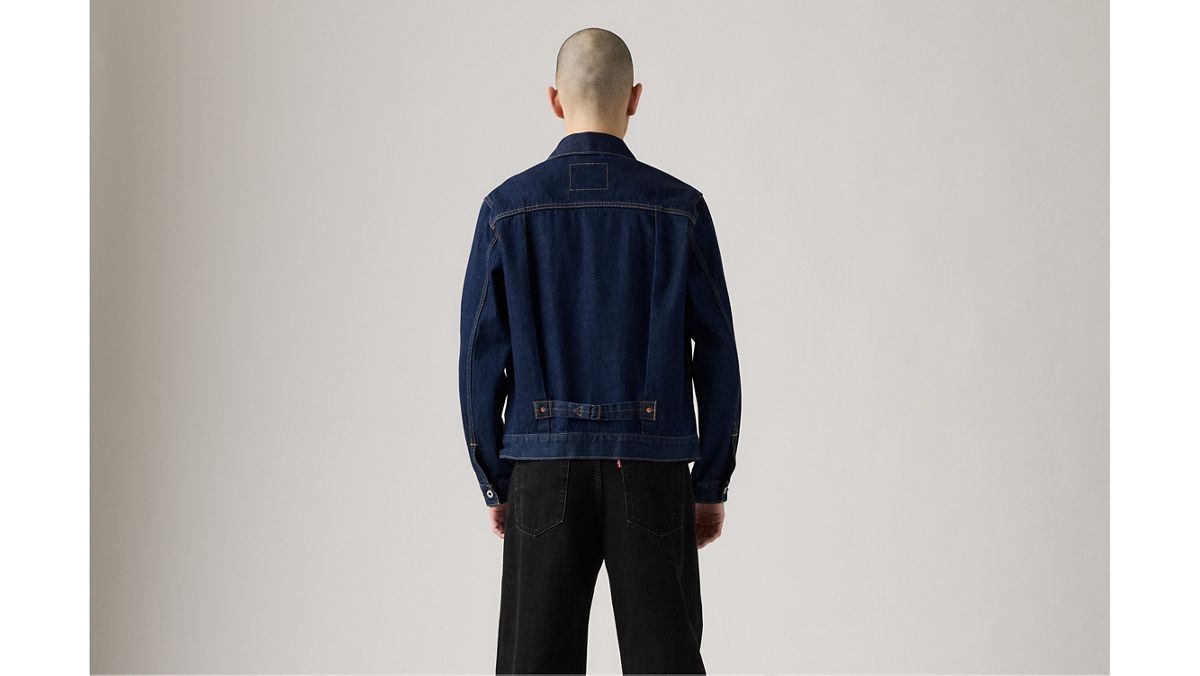 Type I Selvedge Denim Trucker Jacket — New Selvedge Rinse - Dark Wash