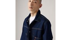 Type I Selvedge Denim Trucker Jacket — New Selvedge Rinse - Dark Wash 4