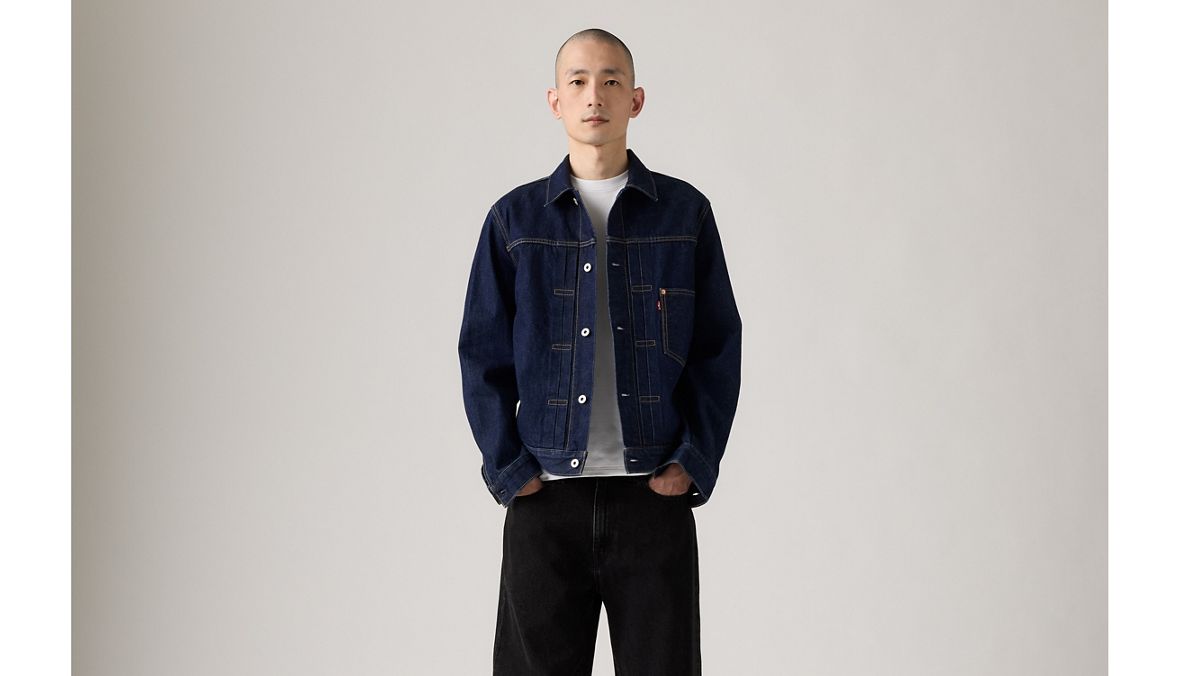 Type I Selvedge Denim Trucker Jacket — New Selvedge Rinse - Dark Wash